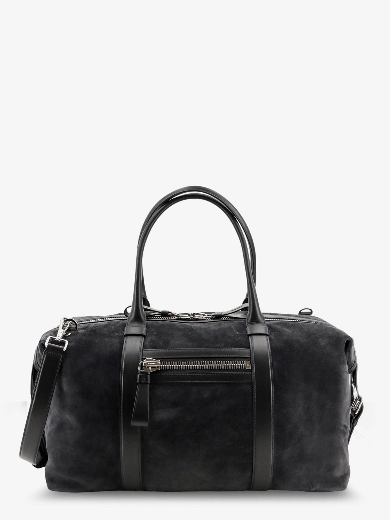 Tom Ford Men Buckley Holdall Suede Travel Bag TOM FORD