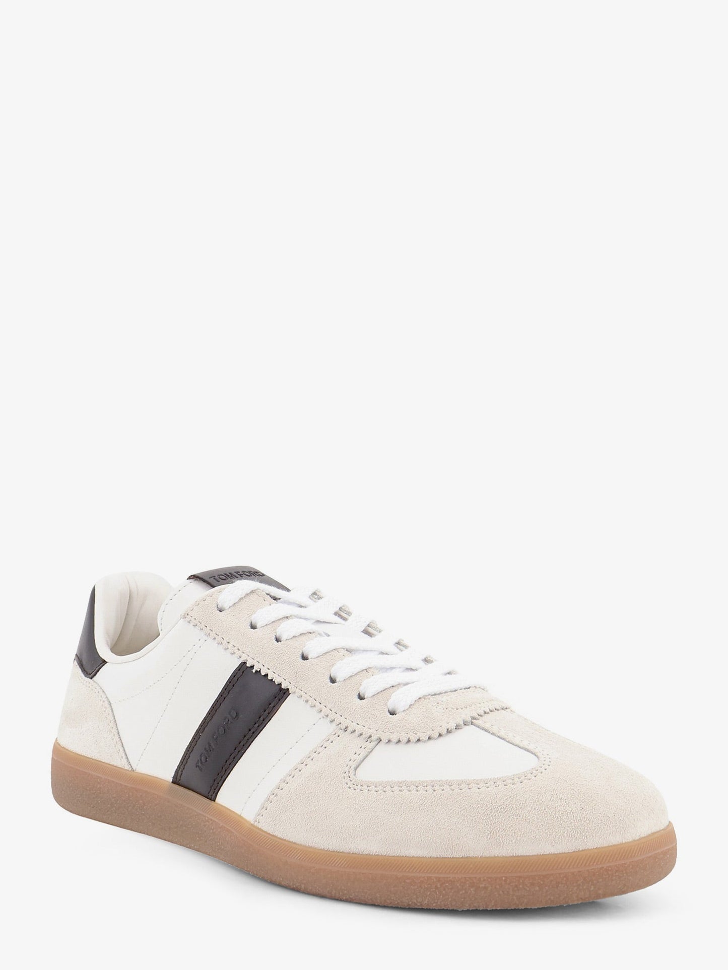 Tom Ford Men Archer Suede And Leather Low-Top Sneakers TOM FORD