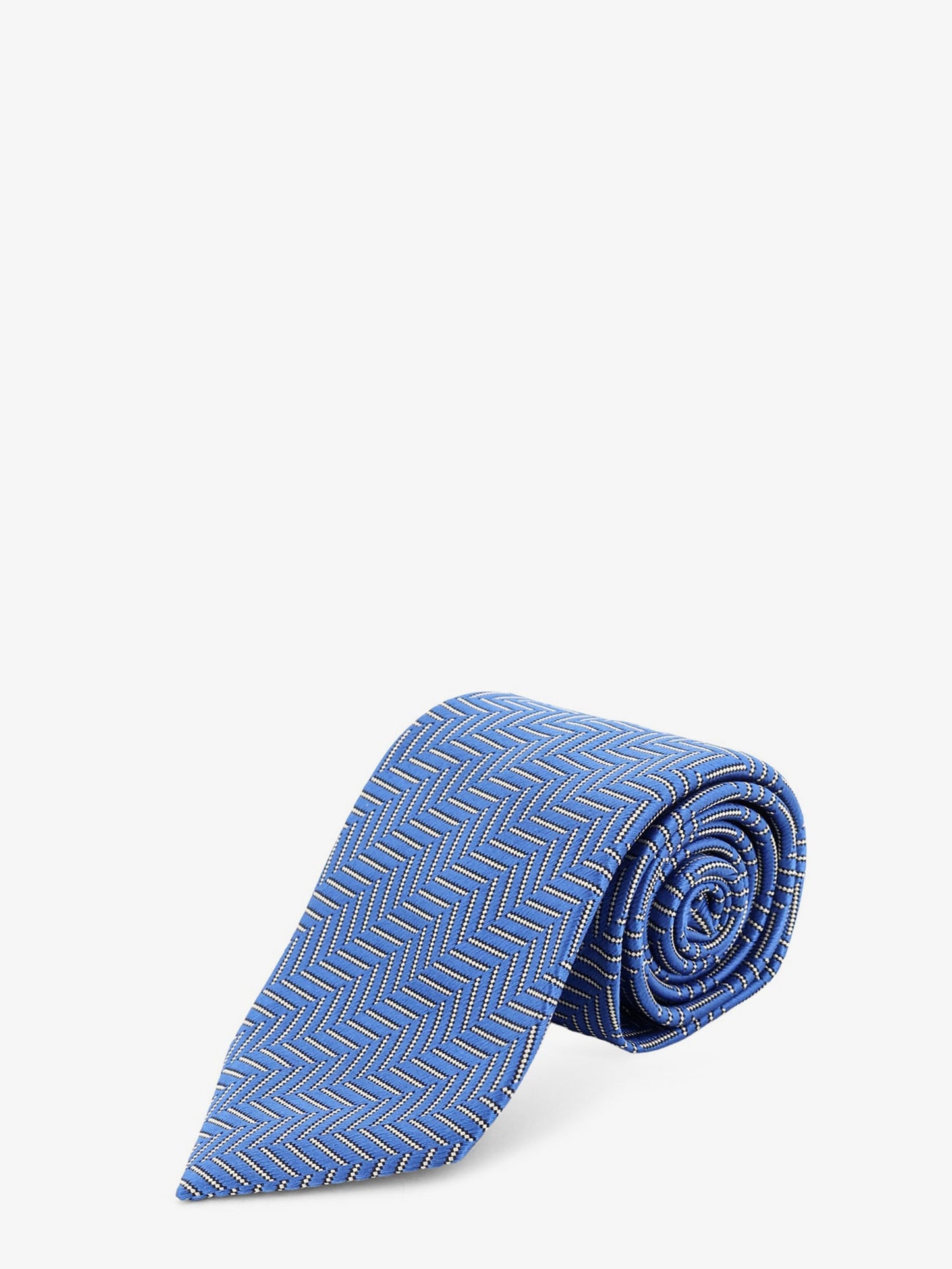 Tom Ford Men Silk Tie With Geometric Pattern TOM FORD
