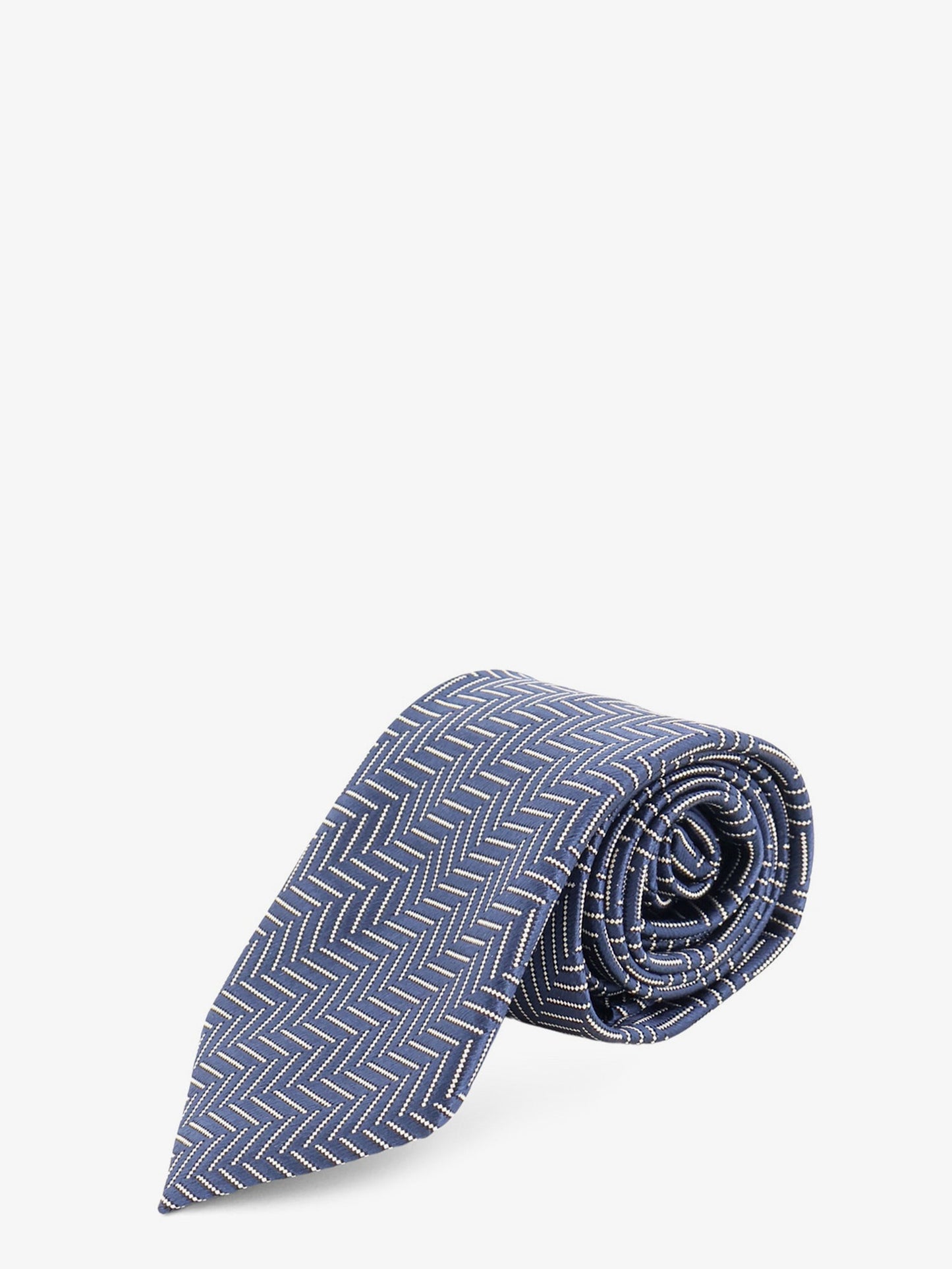Tom Ford Men Silk Tie With Geometric Pattern TOM FORD