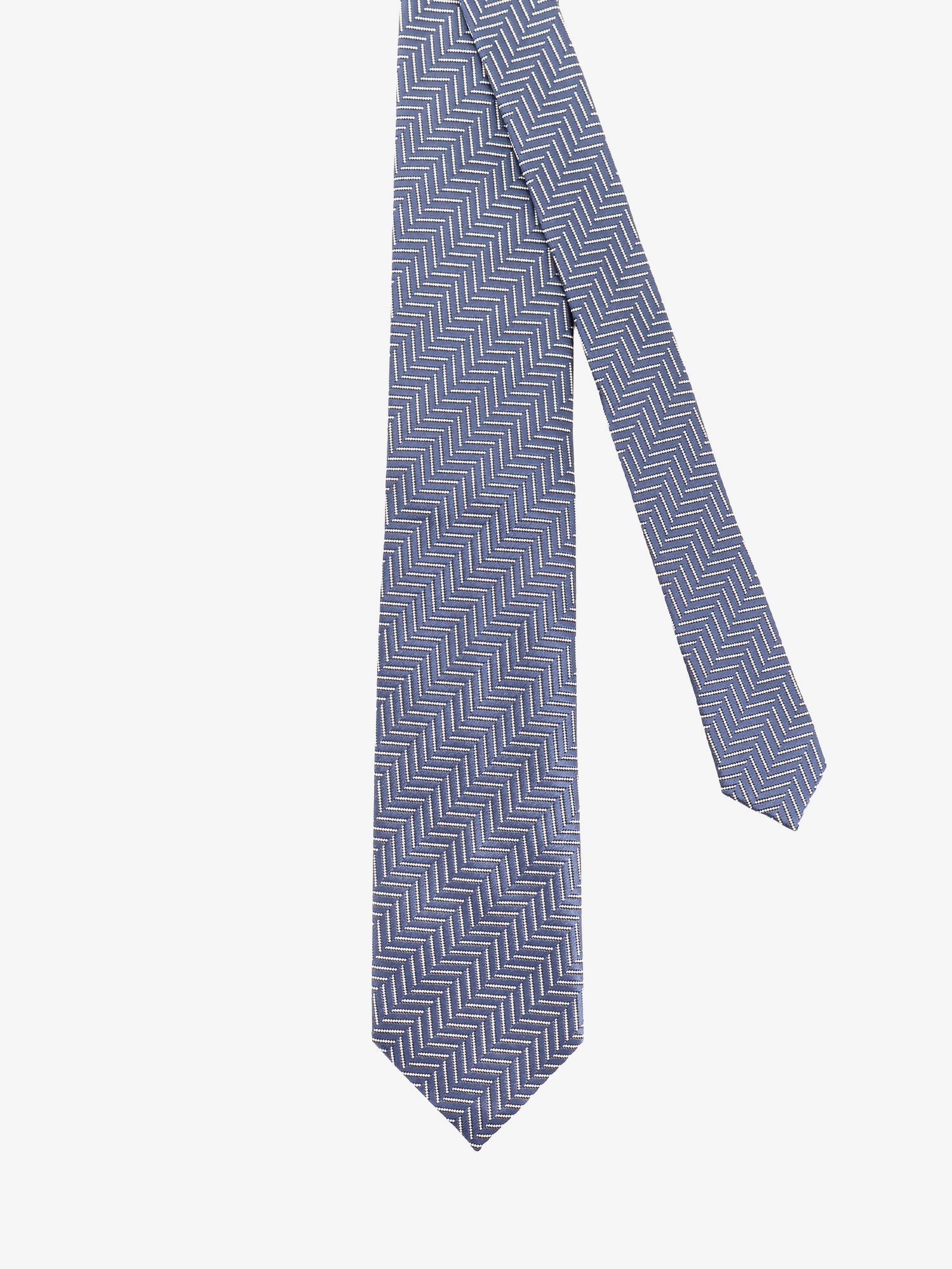 Tom Ford Men Silk Tie With Geometric Pattern TOM FORD