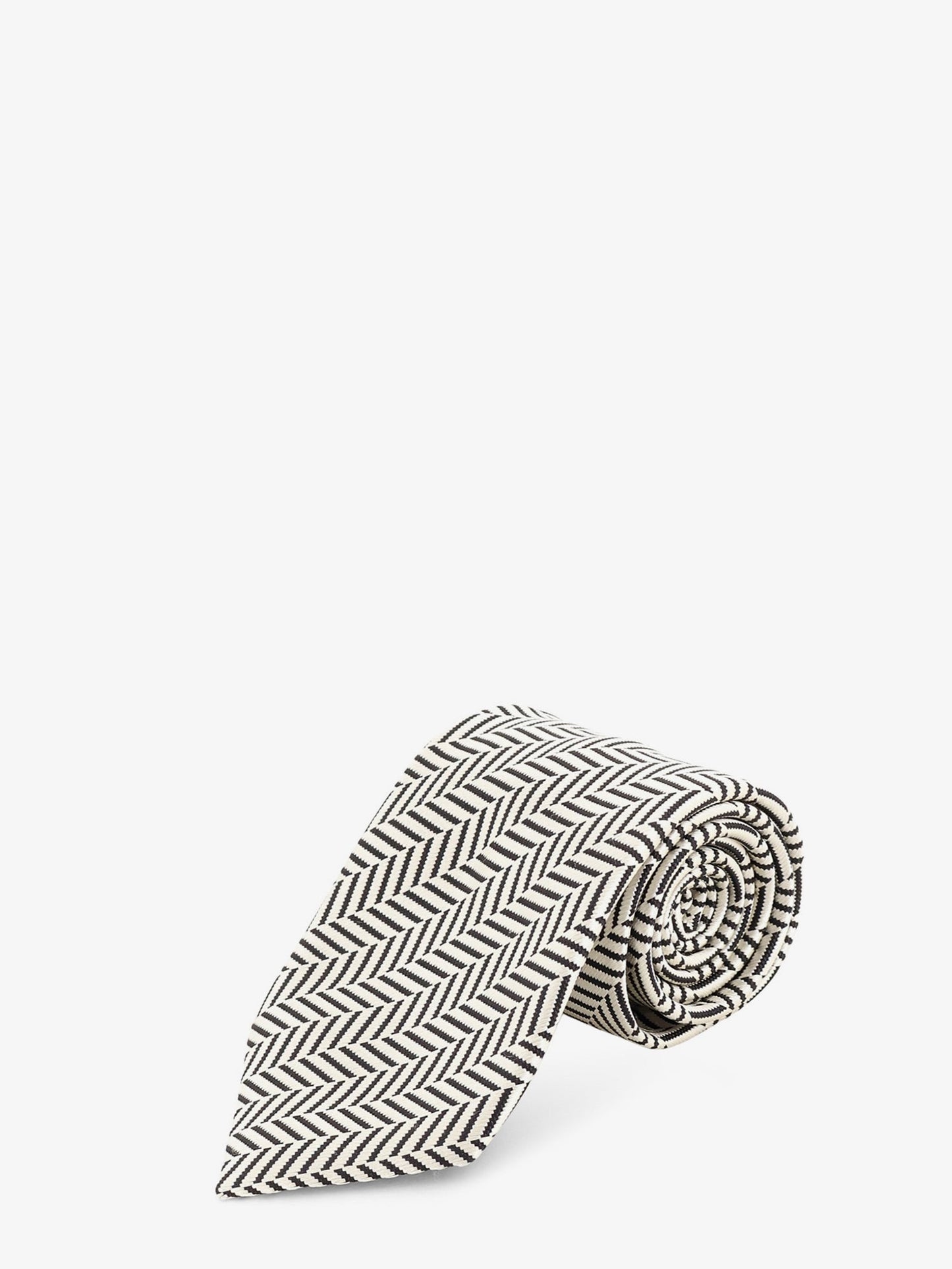 Tom Ford Men Silk Tie With Geometric Pattern TOM FORD