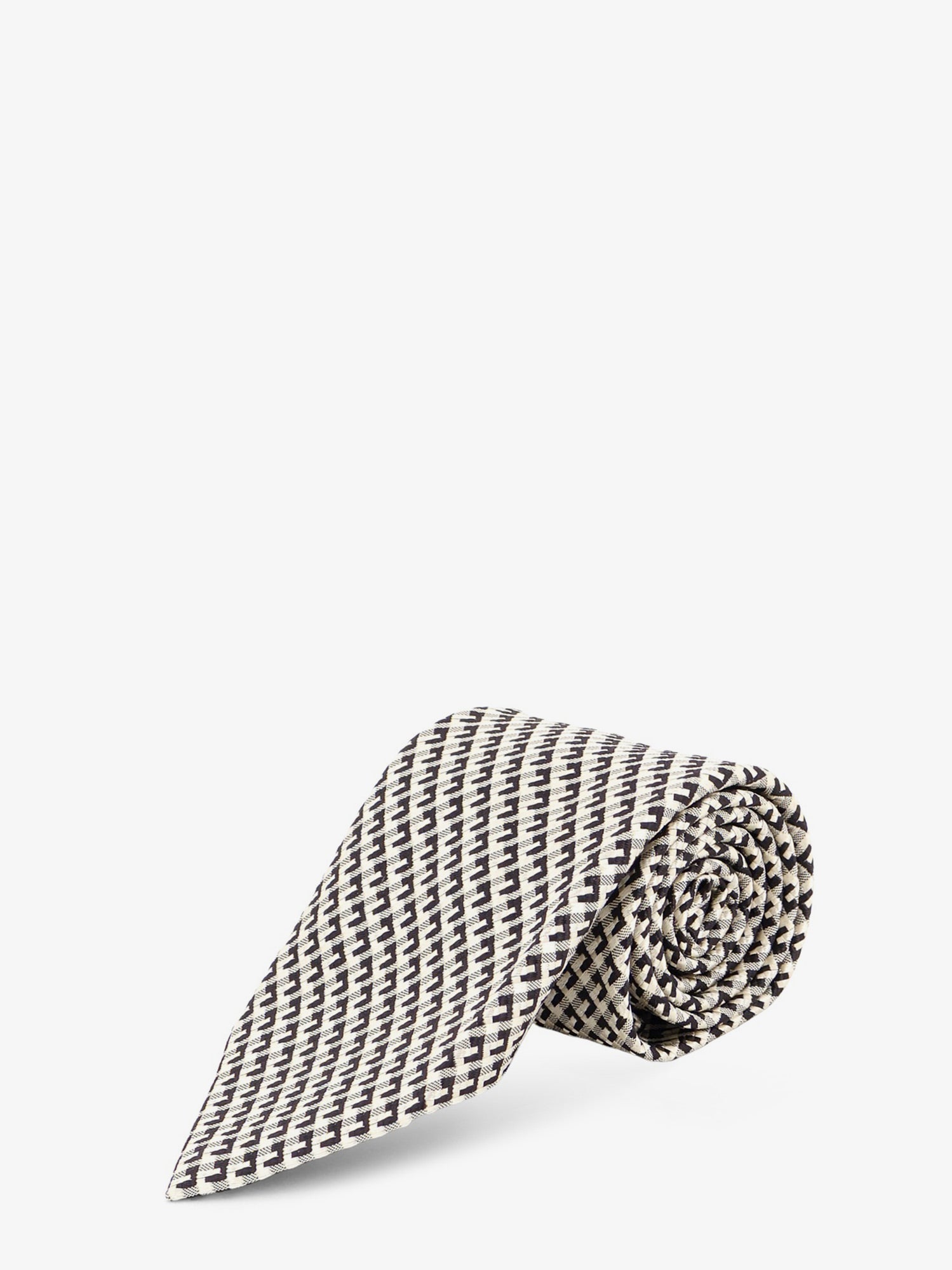 Tom Ford Men Silk Tie With Geometric Pattern TOM FORD