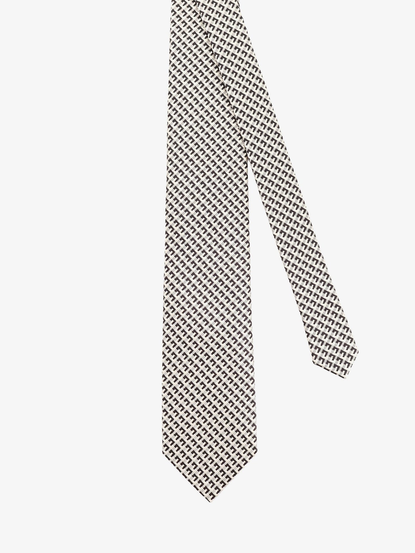 Tom Ford Men Silk Tie With Geometric Pattern TOM FORD