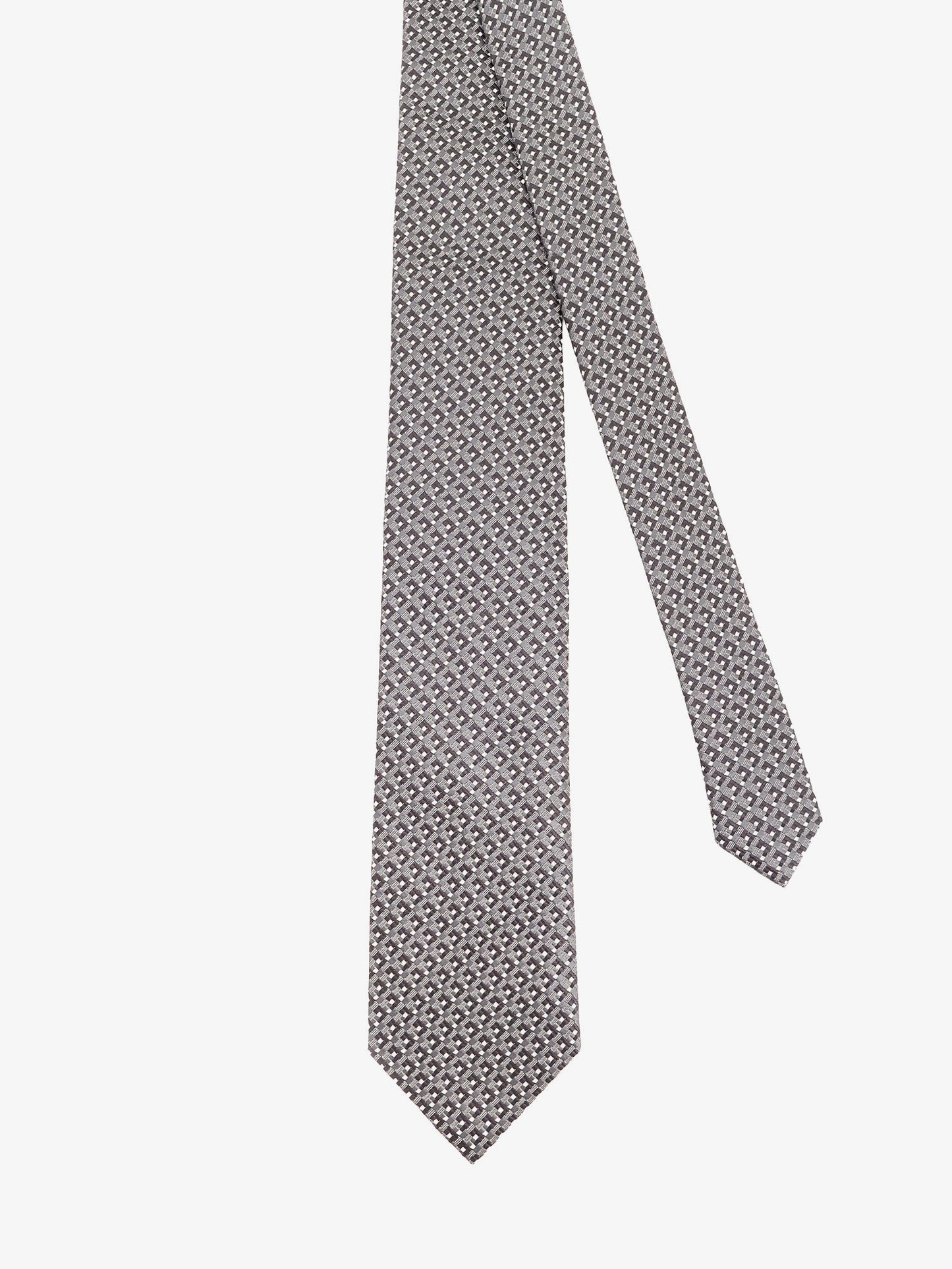 Tom Ford Men Silk Tie With Geometric Pattern TOM FORD