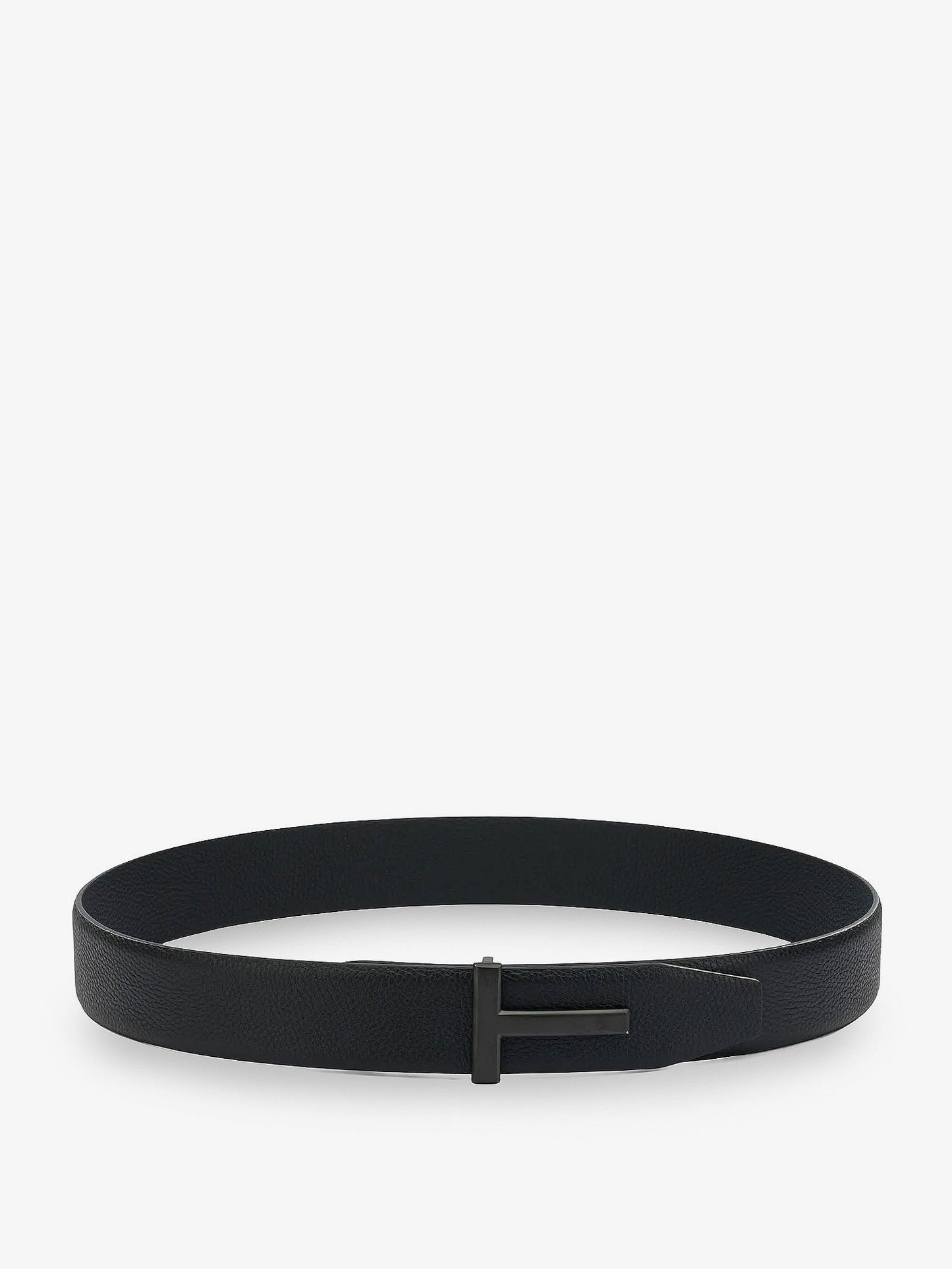 Tom Ford Men Hammered Leather Belt TOM FORD
