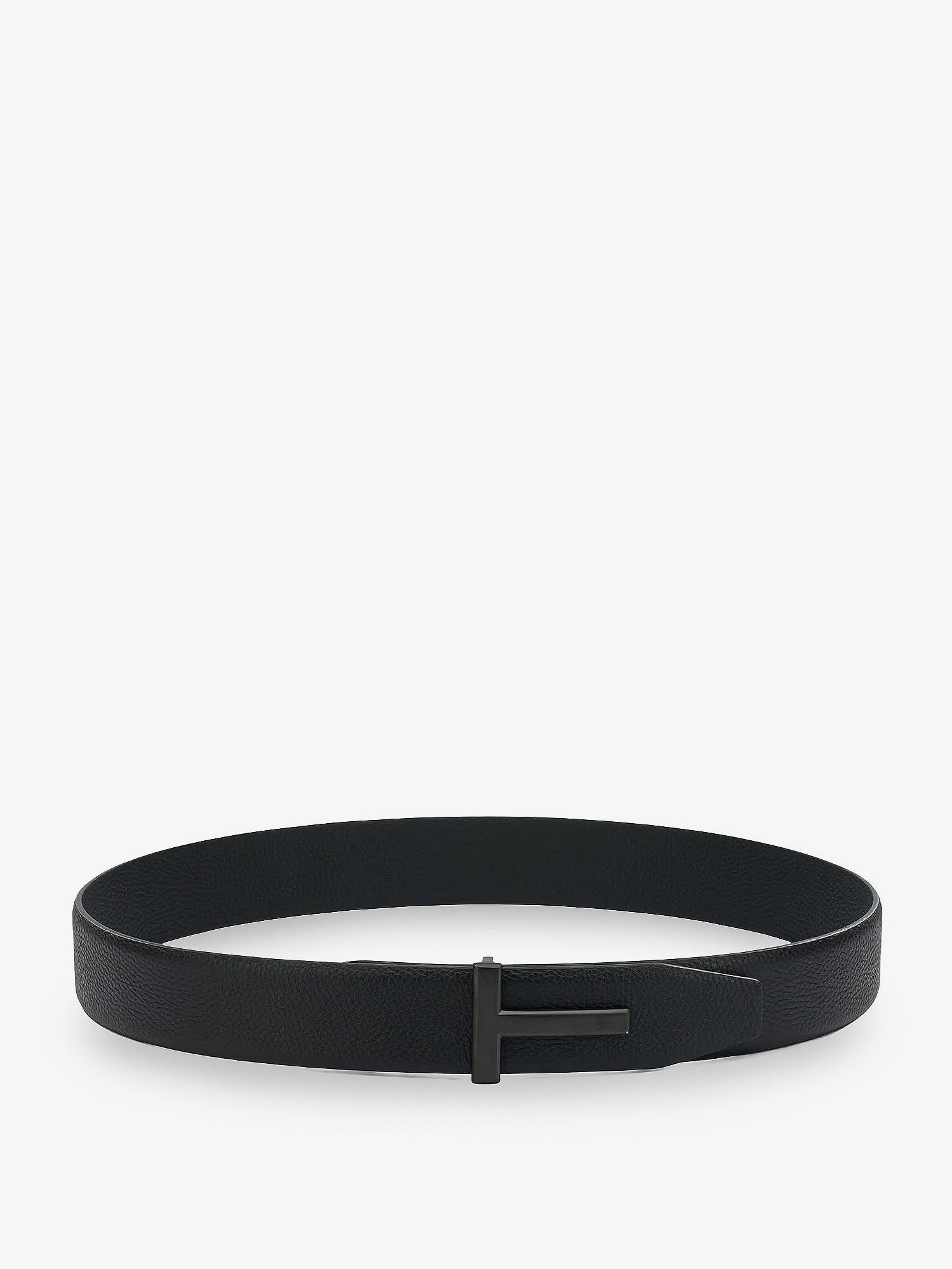 Tom Ford Men Hammered Leather Belt TOM FORD