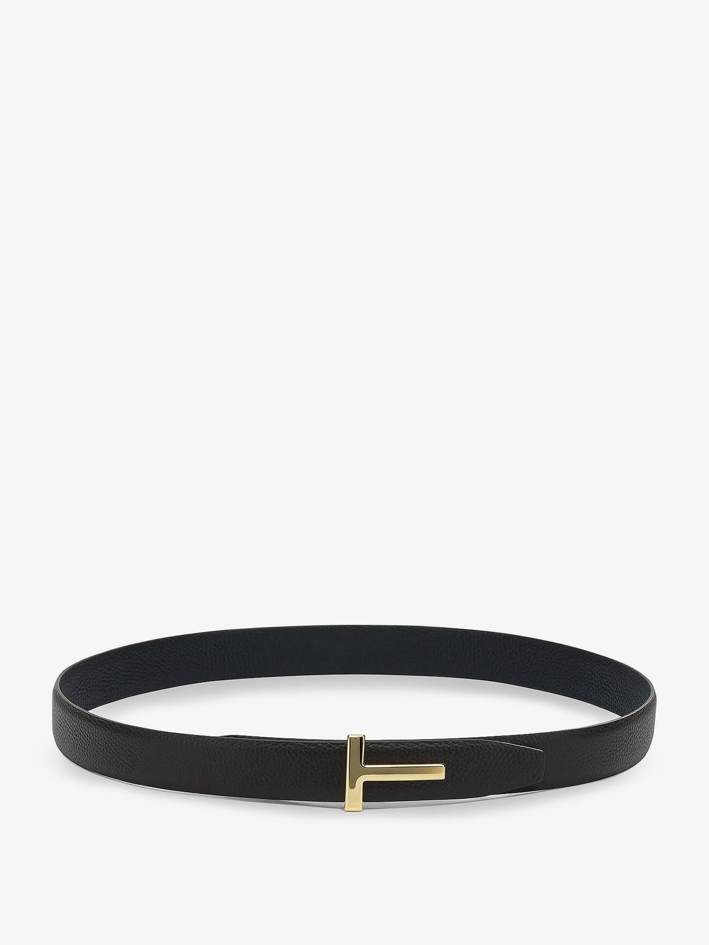 Tom Ford Men Reversible Hammered Leather Belt TOM FORD