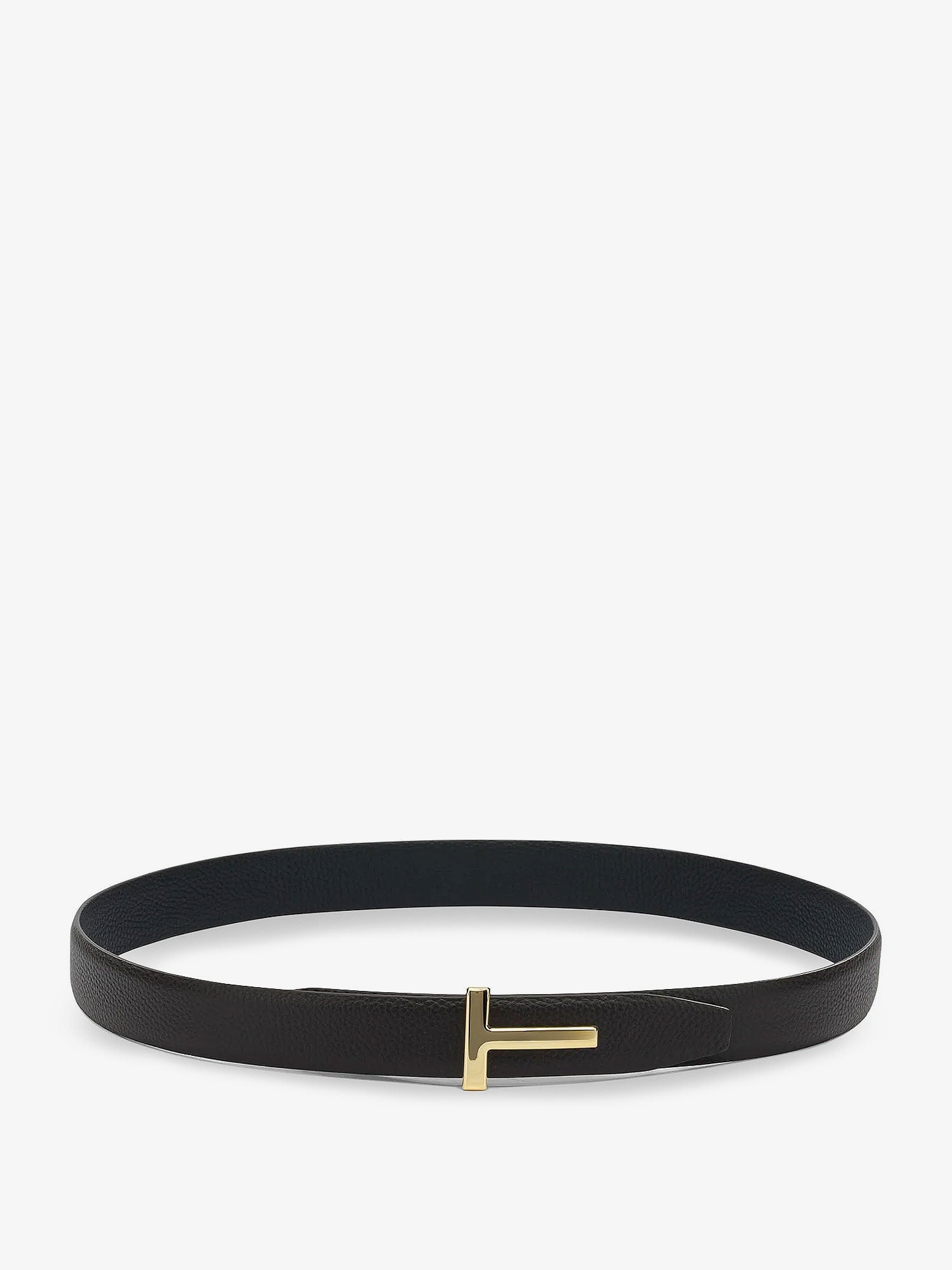 Tom Ford Men Reversible Hammered Leather Belt TOM FORD