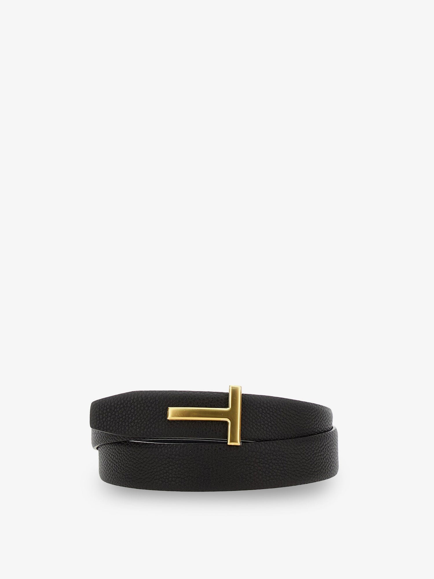 Tom Ford Men Reversible Hammered Leather Belt TOM FORD