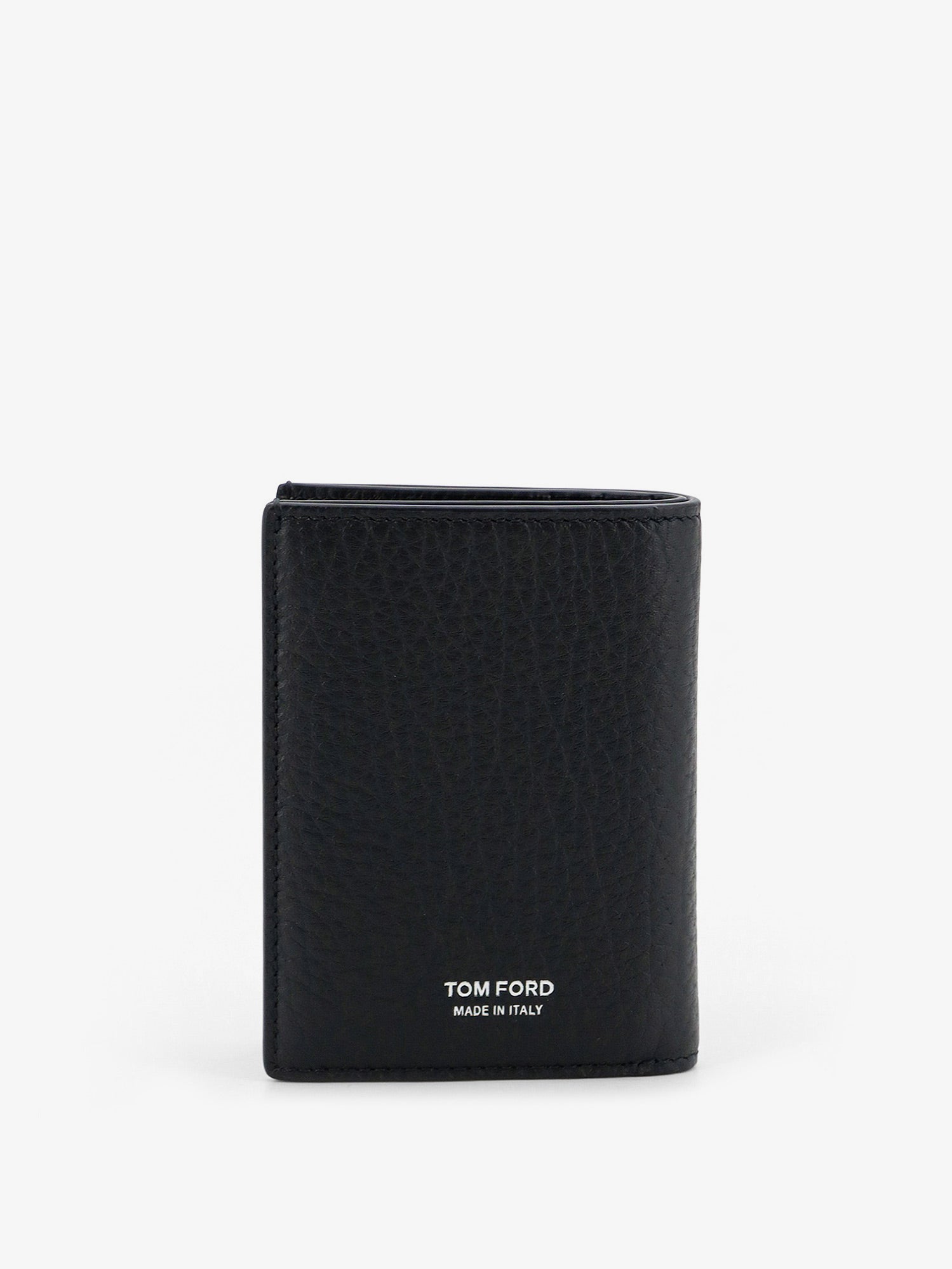 Tom Ford Men Leather Card Holder With Embossed Logo TOM FORD