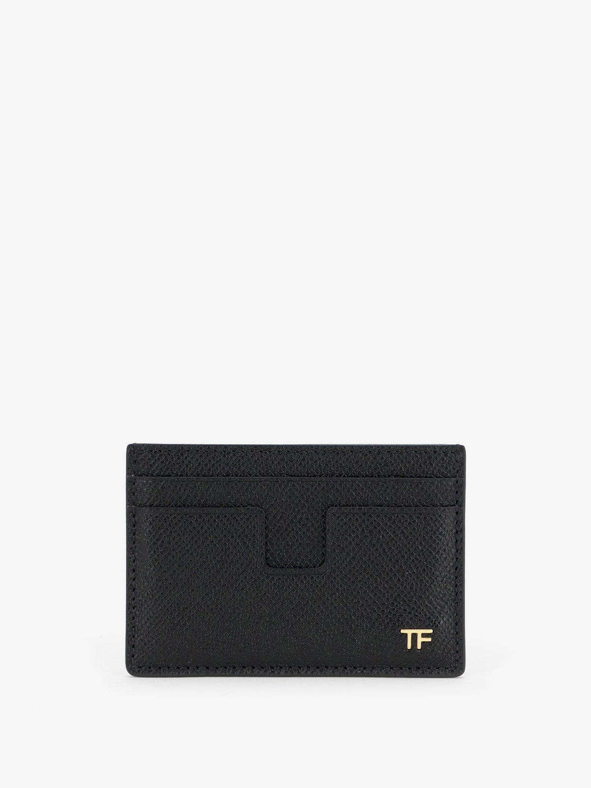 Tom Ford Men Leather Card Holder With Logo TOM FORD