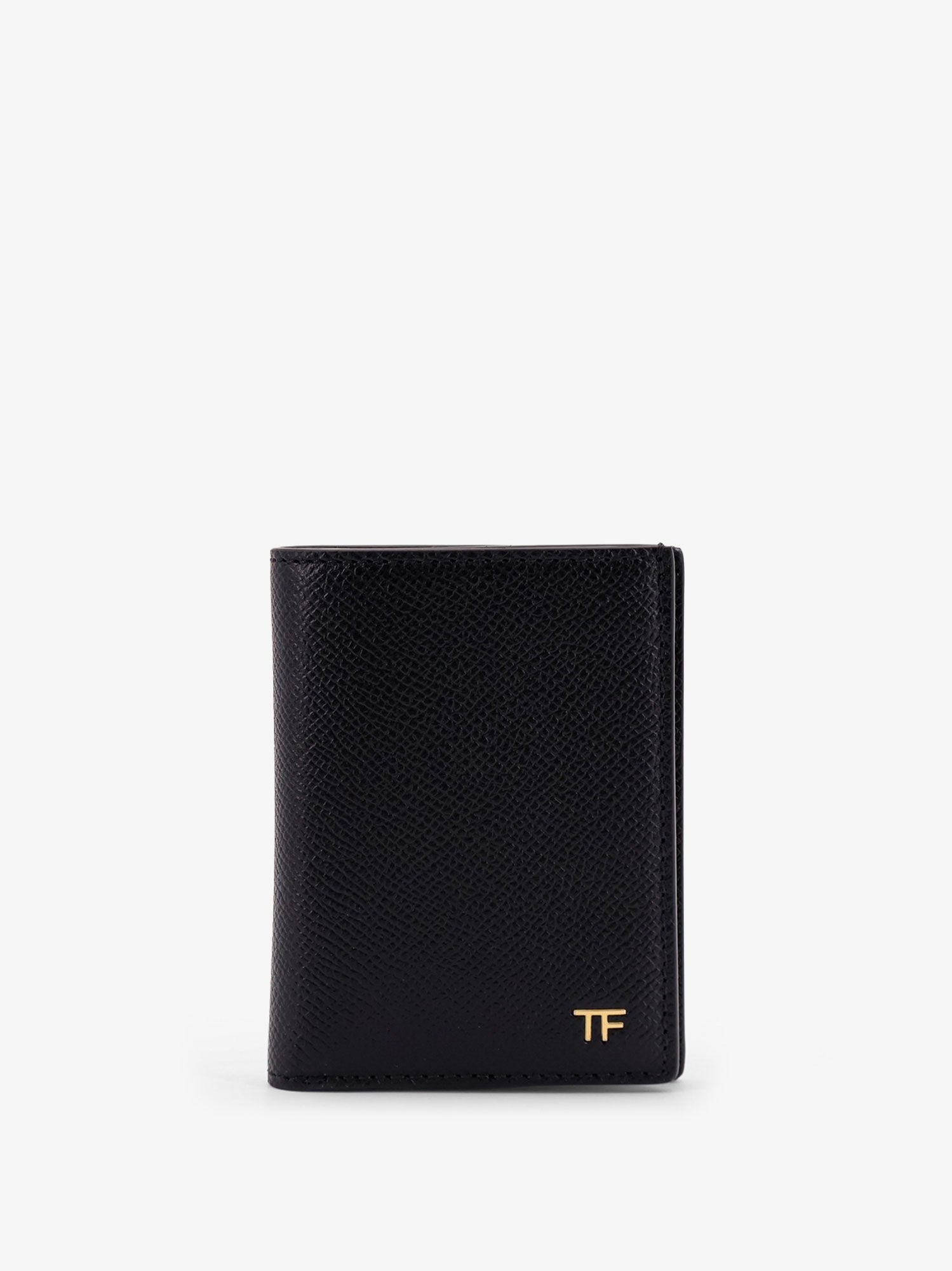 Tom Ford Men Leather Card Holder With Logo TOM FORD