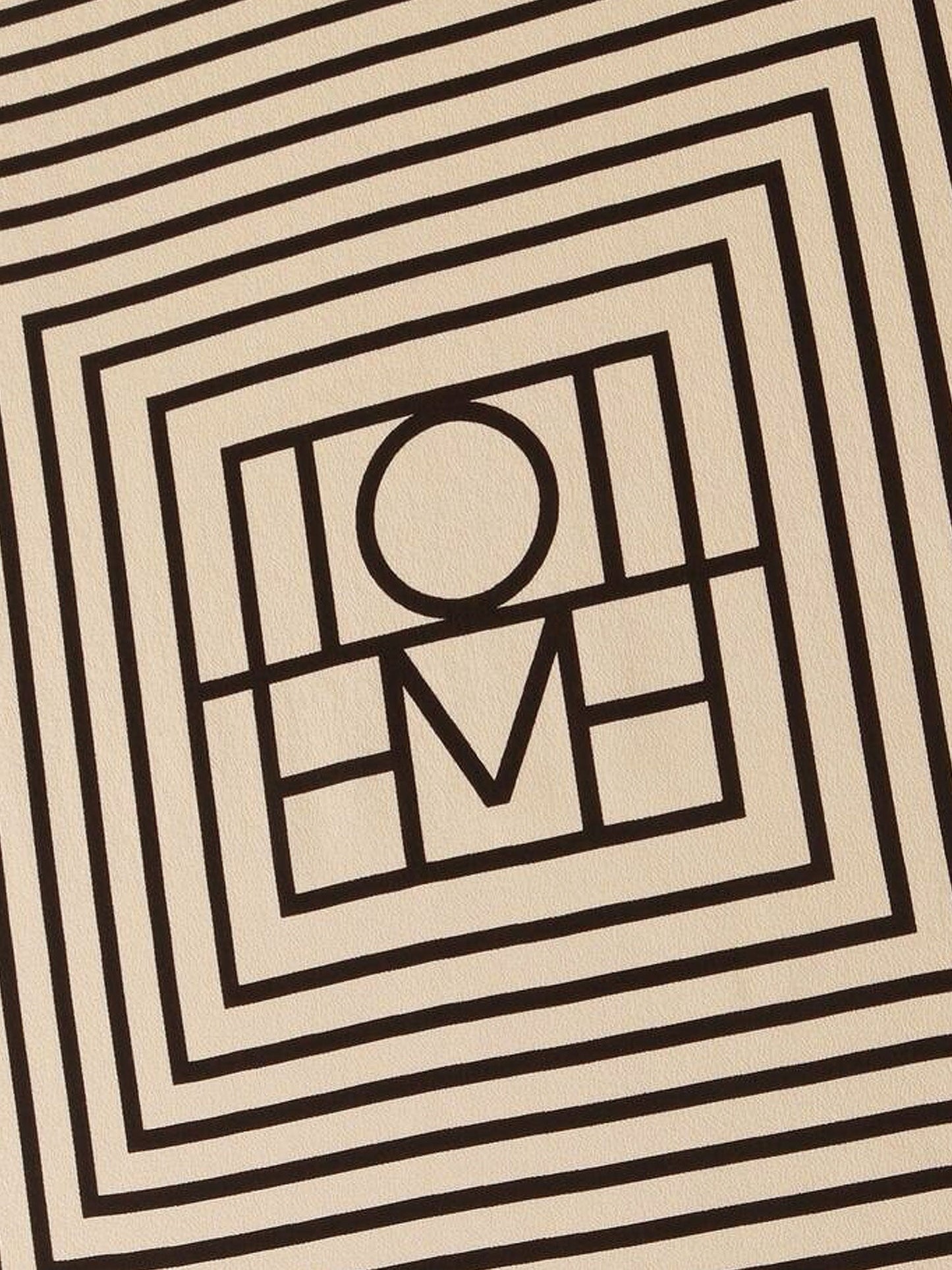 Toteme Women Centered Monogram Silk Foulard TOTEME