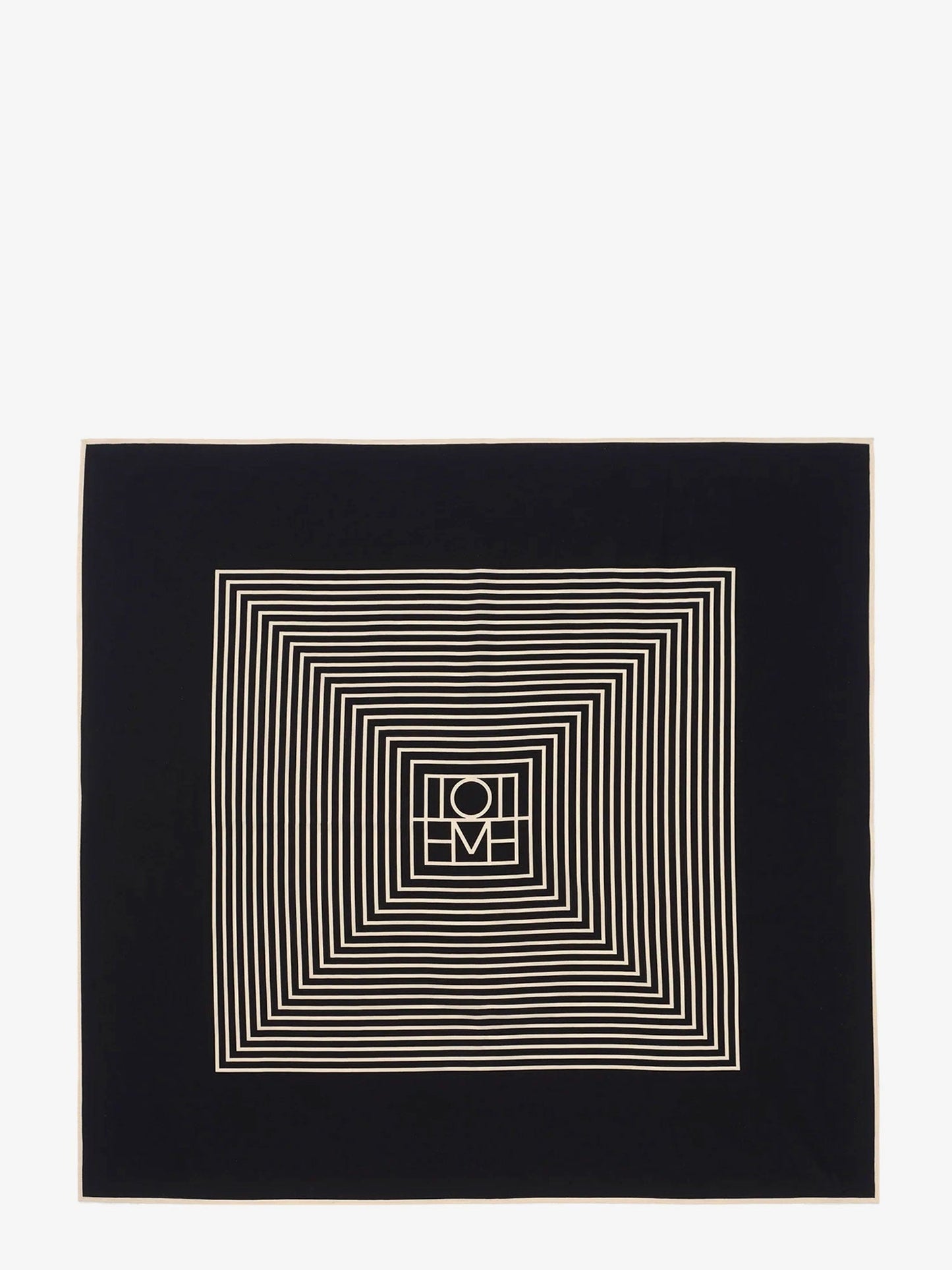 Toteme Women Centered Monogram Silk Foulard TOTEME