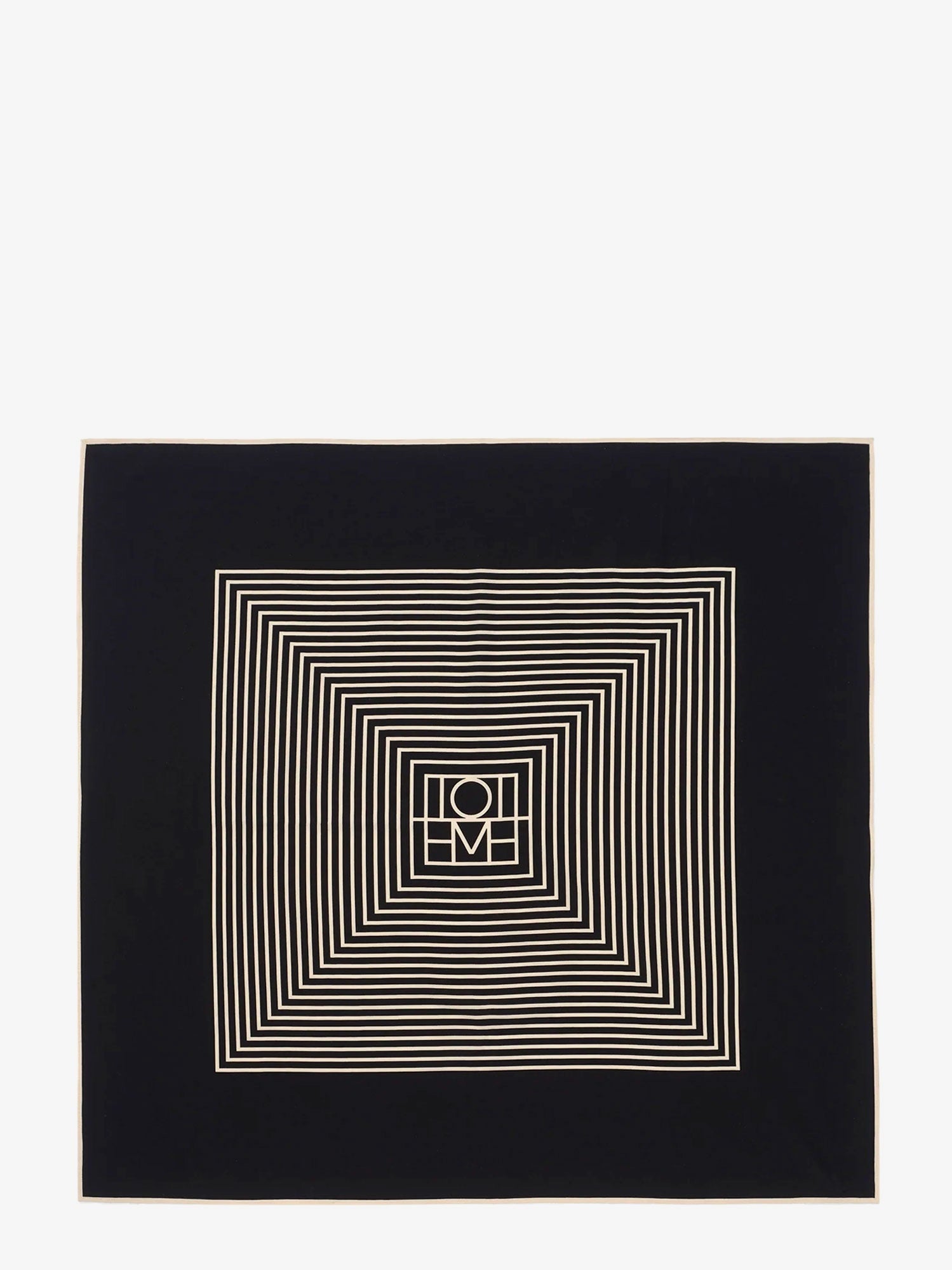 Toteme Women Centered Monogram Silk Foulard TOTEME