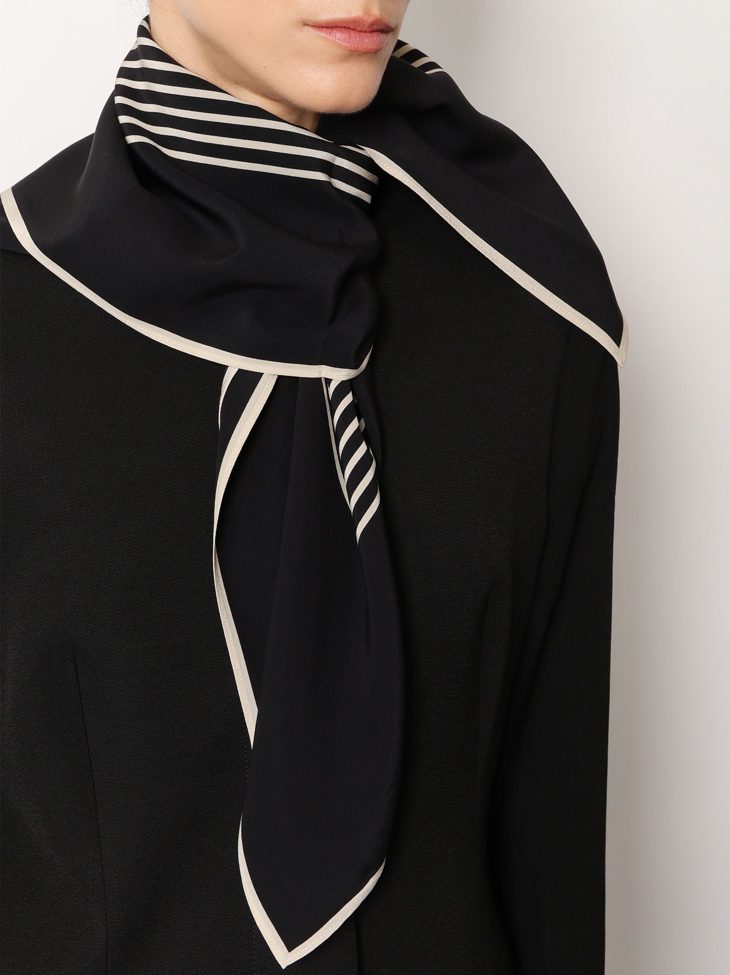 Toteme Women Centered Monogram Silk Foulard TOTEME