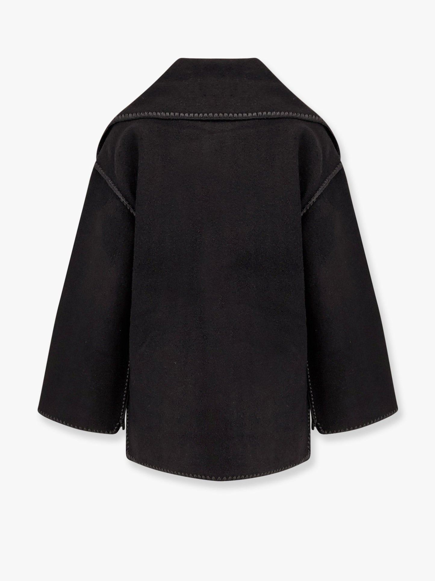 Toteme Women Embroidered Scarf Jacket In Wool Blend TOTEME