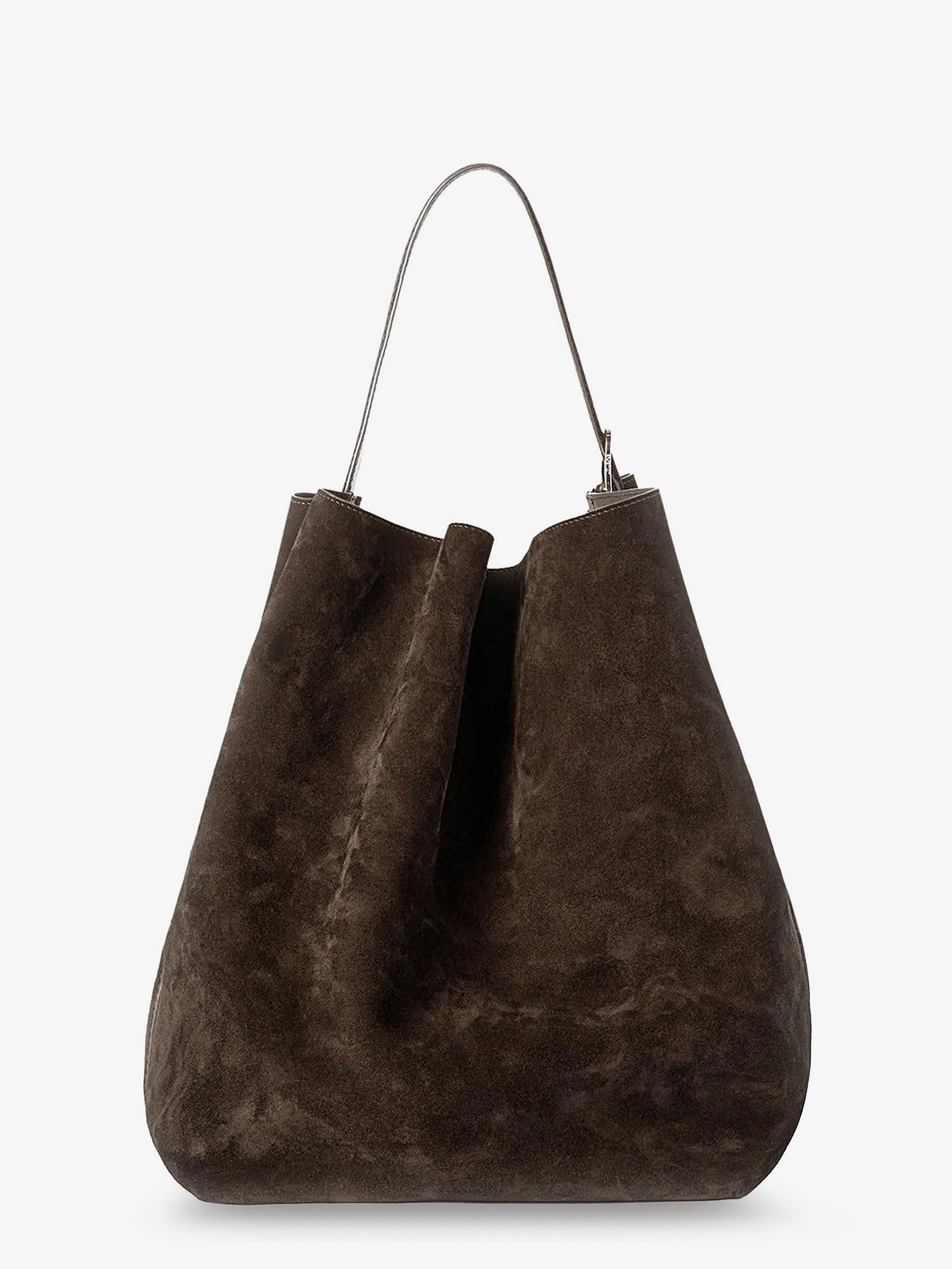 Toteme Women Suede Belted Tote Shoulder Bag TOTEME