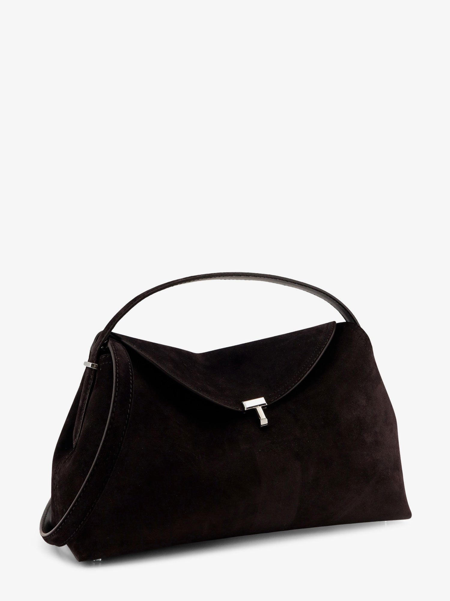 Toteme Women T-Lock Suede Handbag TOTEME