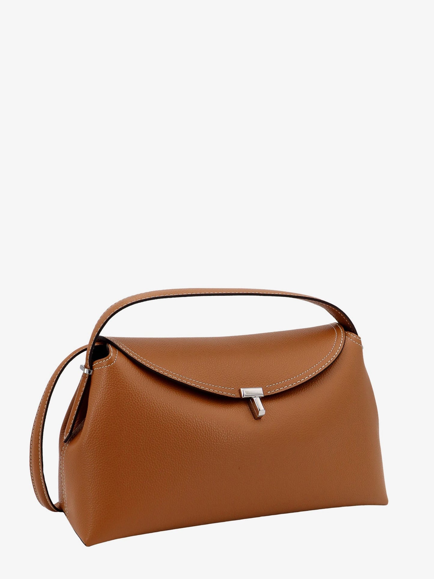 Toteme Women T-Lock Hammered Leather Handbag TOTEME