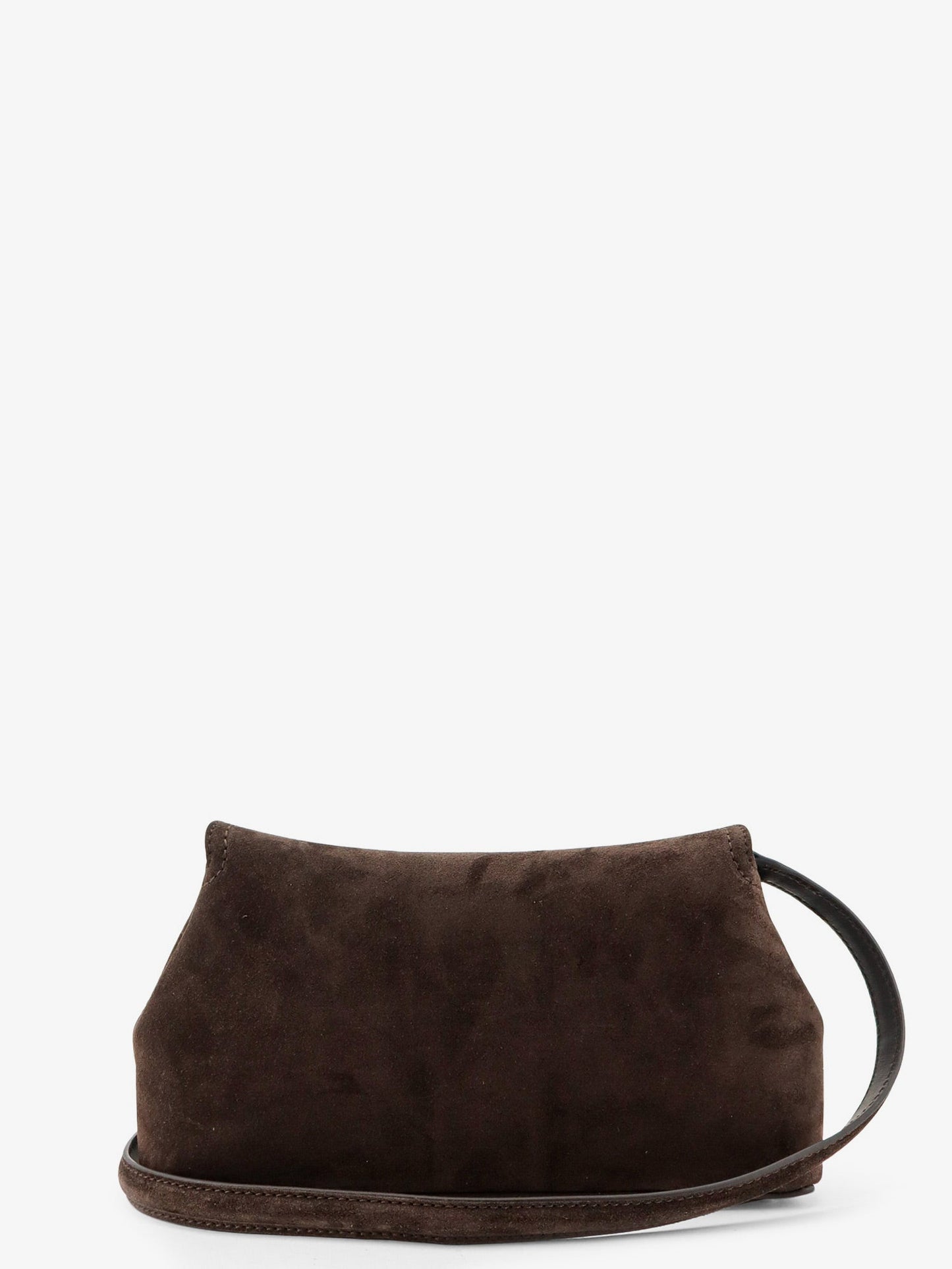 Toteme Women Suede T-Lock Clutch TOTEME