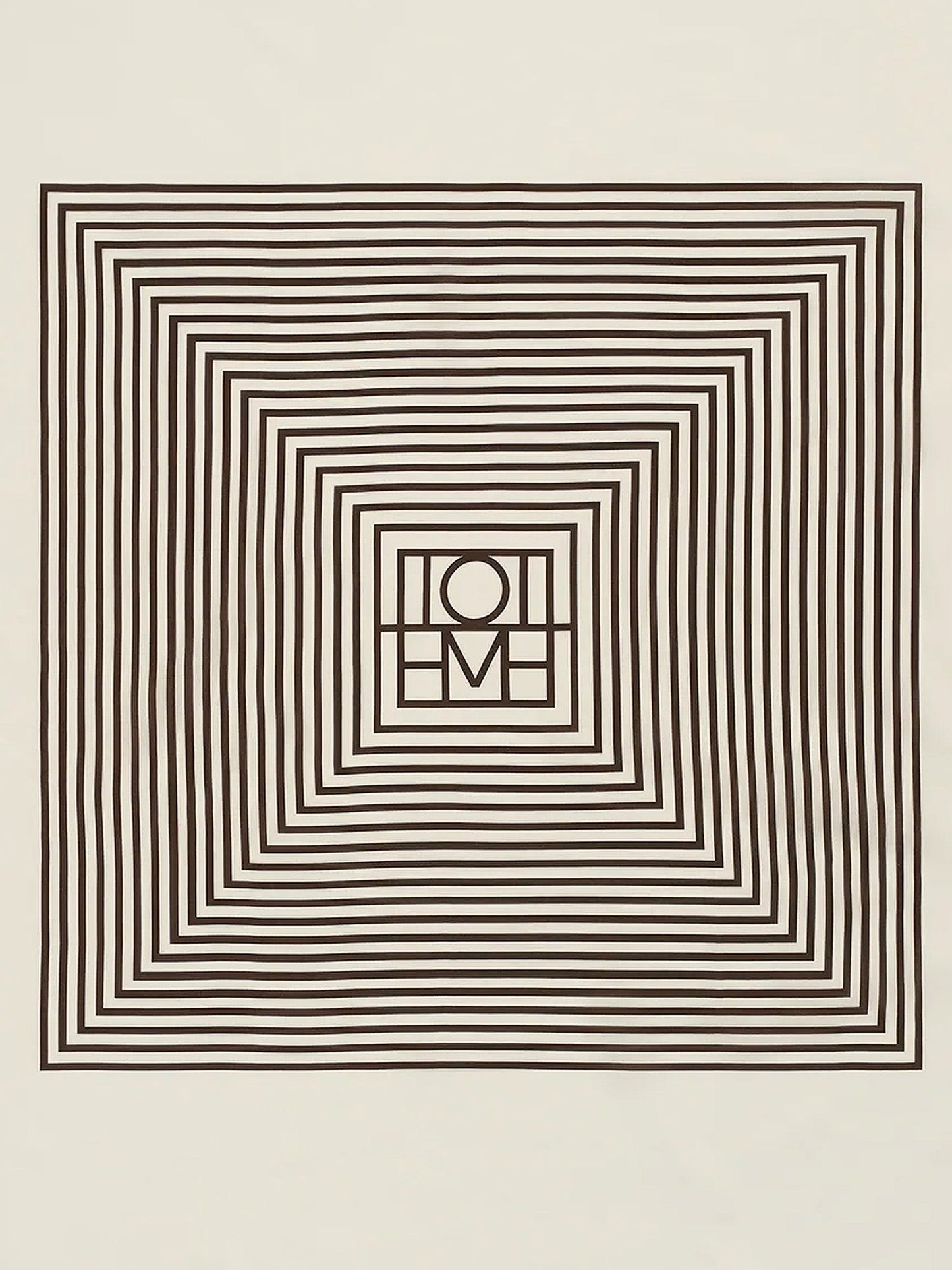 Toteme Women Centered Monogram Silk Foulard TOTEME