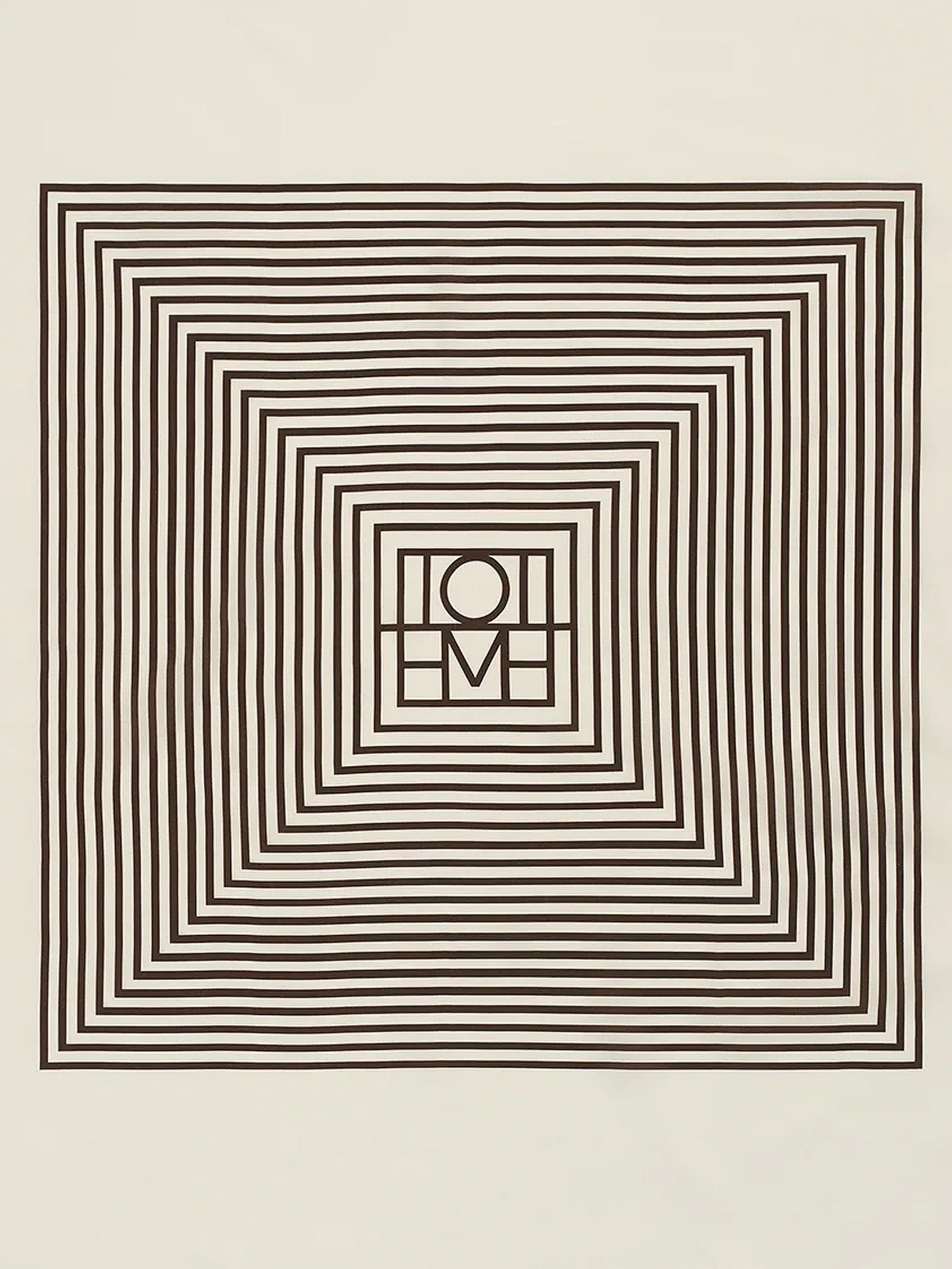 Toteme Women Centered Monogram Silk Foulard TOTEME