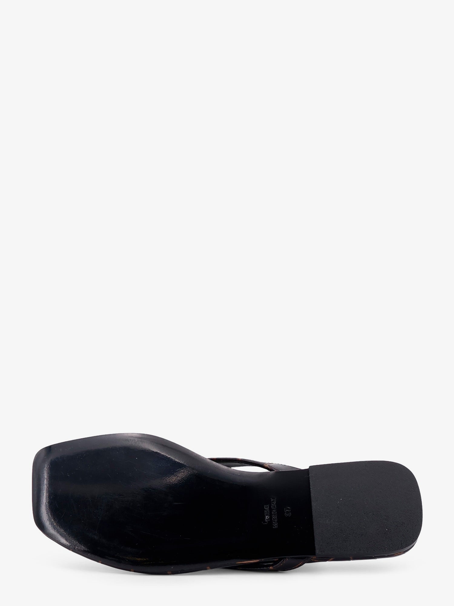 Toteme Women Croco-Embossed Leather Sandals TOTEME
