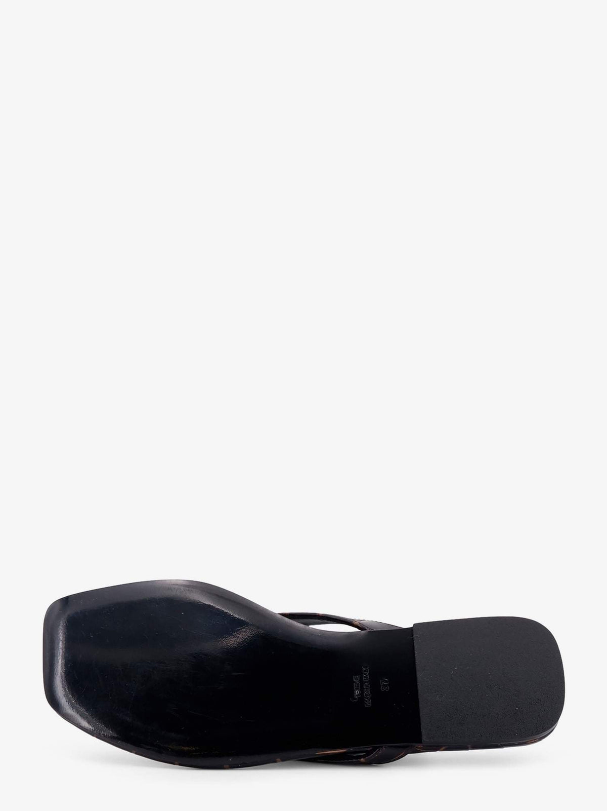 Toteme Women Croco-Embossed Leather Sandals TOTEME