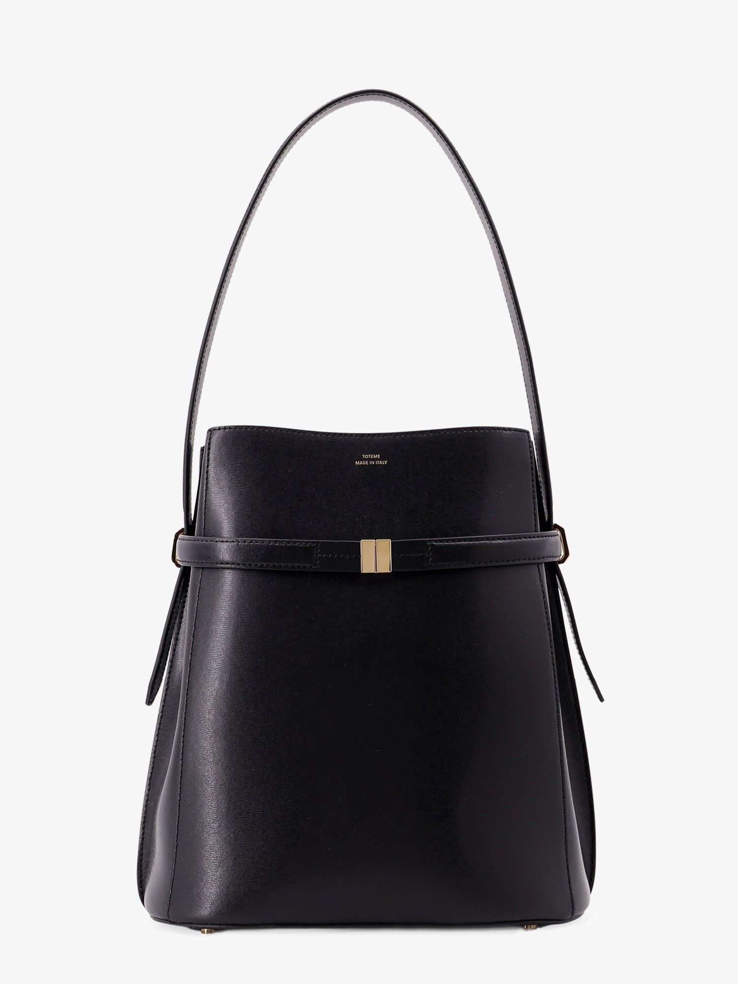Toteme Women Belted Leather Bucket Bag TOTEME