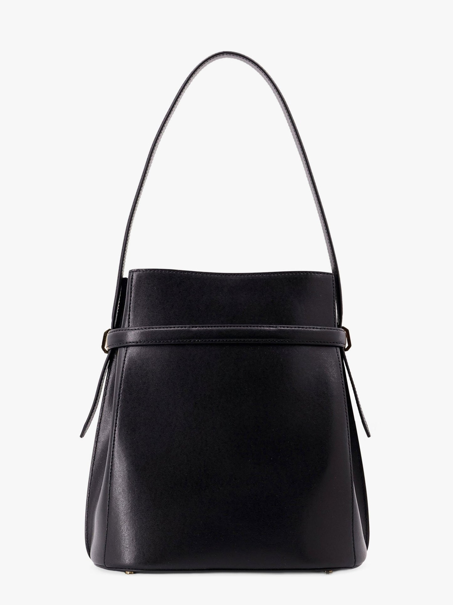 Toteme Women Belted Leather Bucket Bag TOTEME