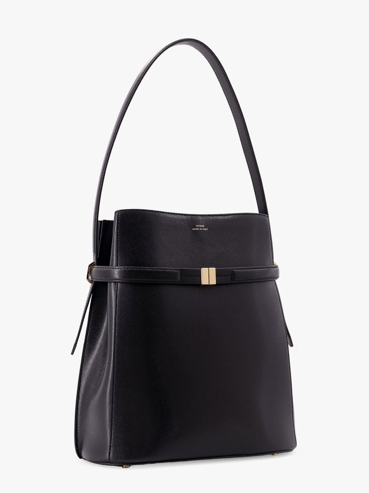 Toteme Women Belted Leather Bucket Bag TOTEME
