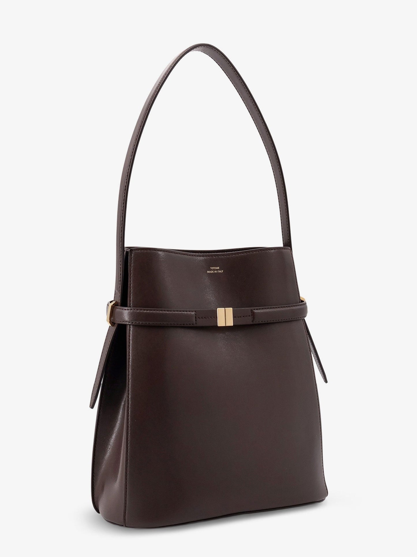 Toteme Women Belted Leather Bucket Bag TOTEME