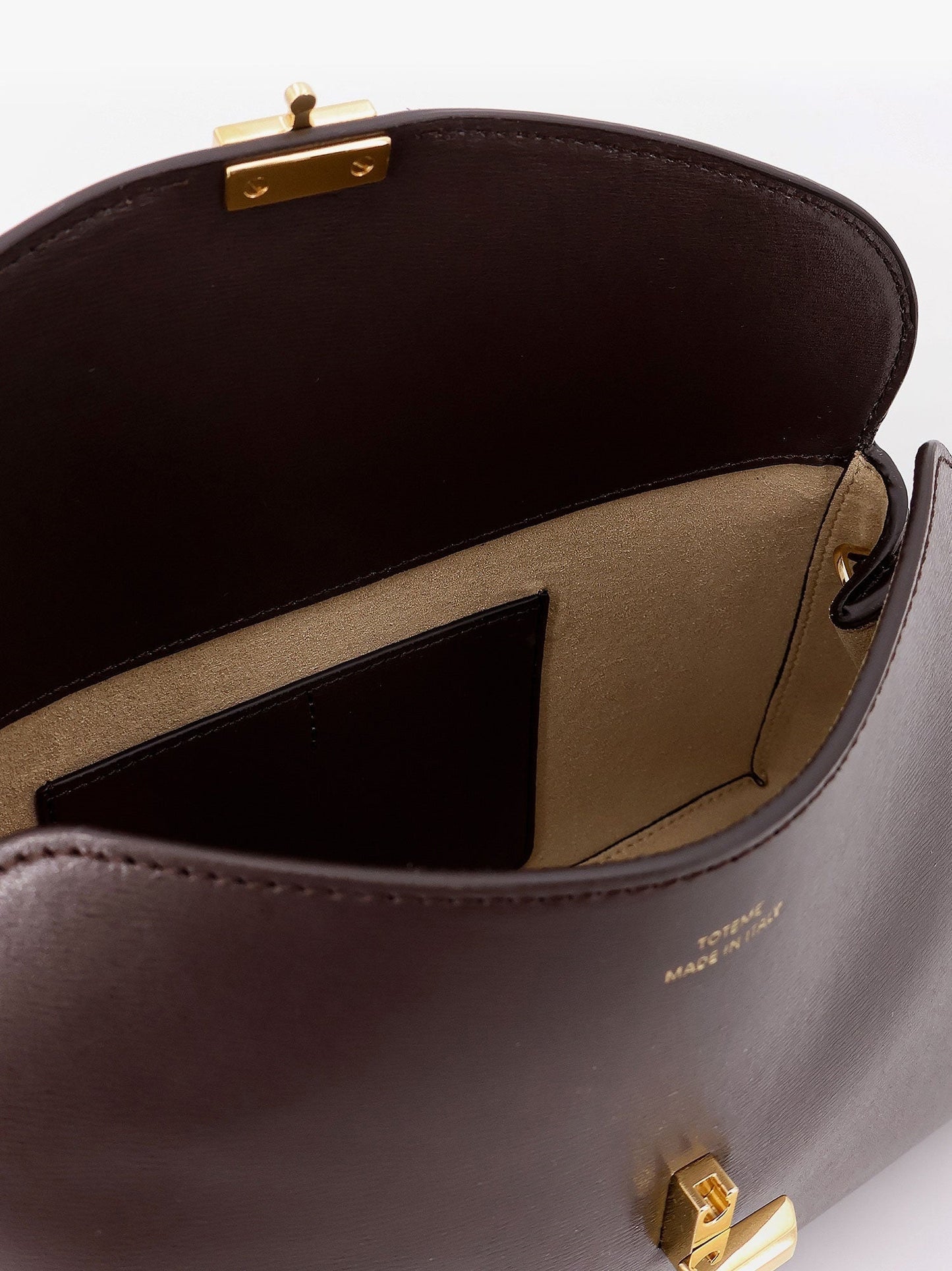 Toteme Women T-Lock Clutch Leather Crossbody Bag TOTEME