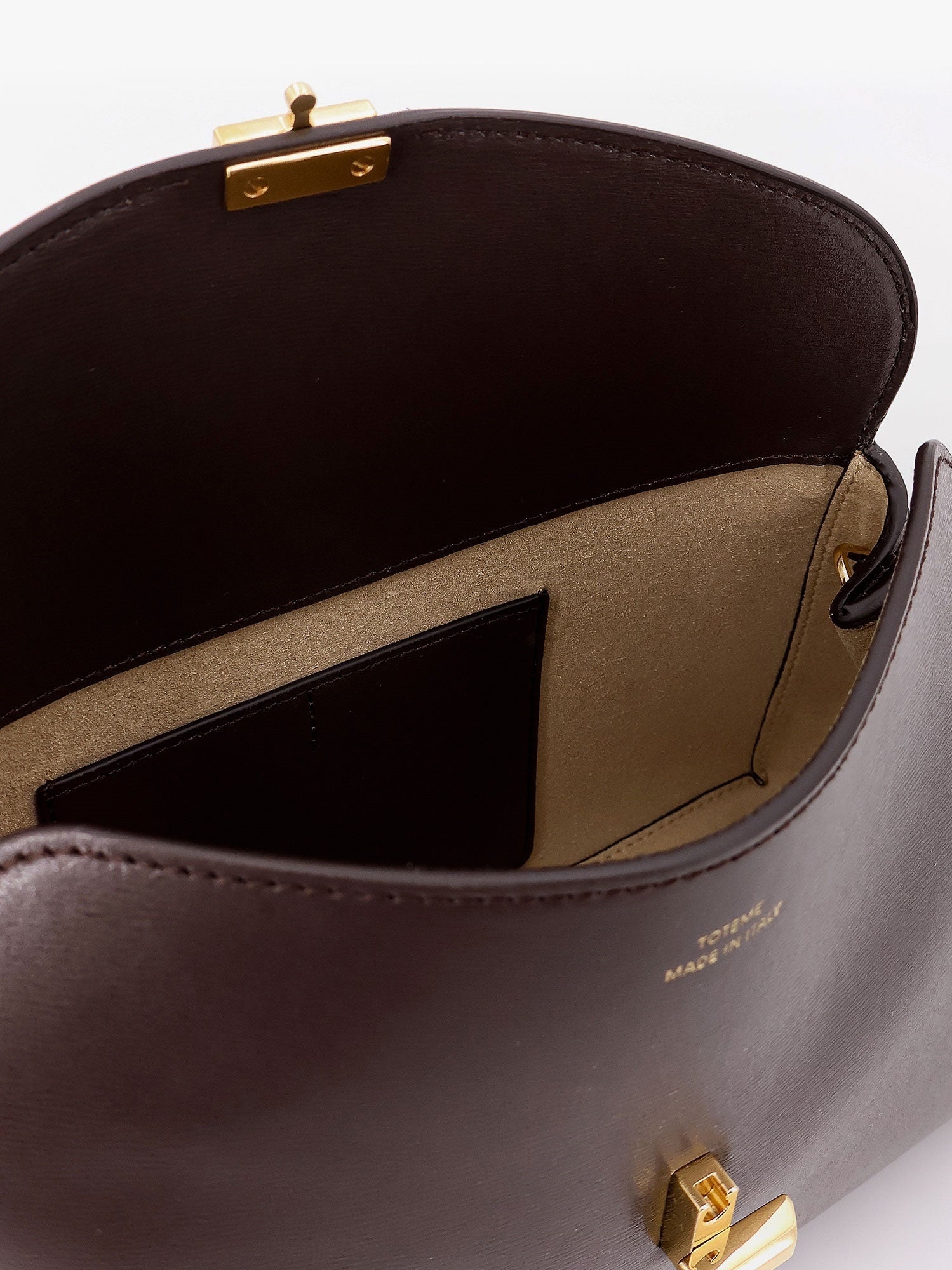 Toteme Women T-Lock Clutch Leather Crossbody Bag TOTEME