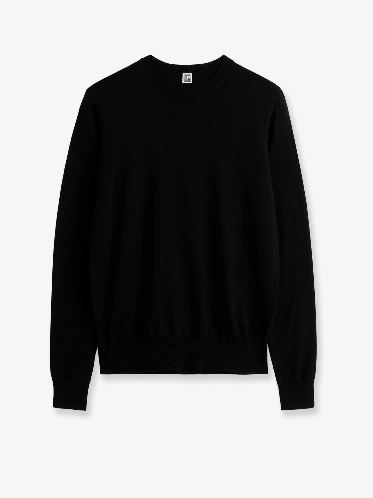 Toteme Women Fine Crew Knit Wool And Silk Blend Sweater TOTEME