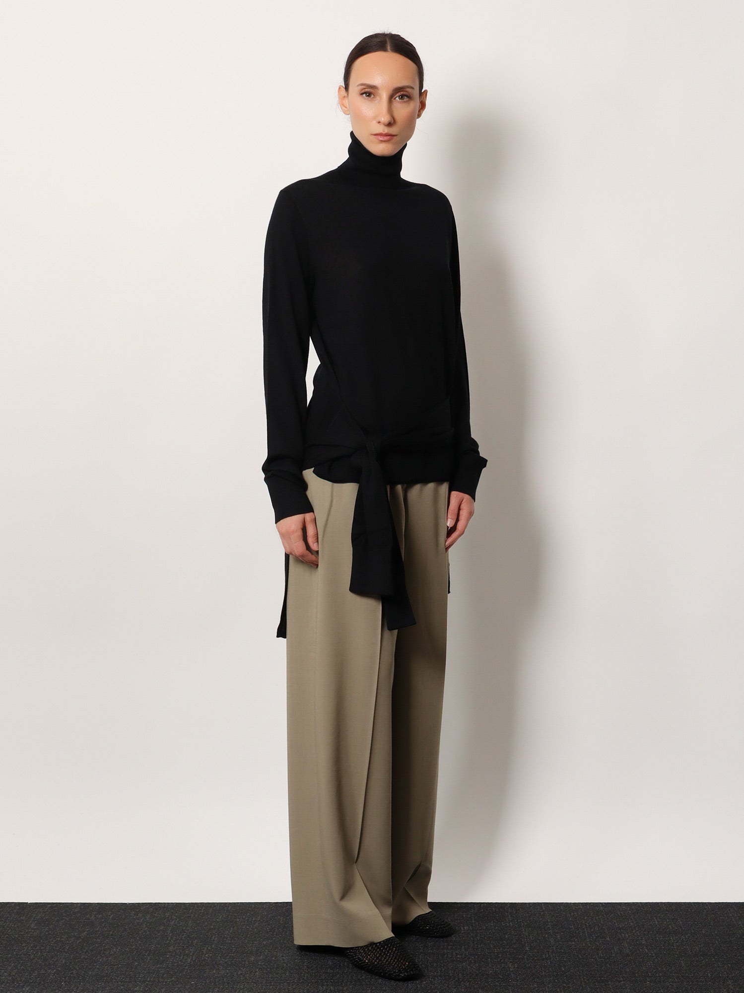 Toteme Women Wool And Silk Turtleneck TOTEME