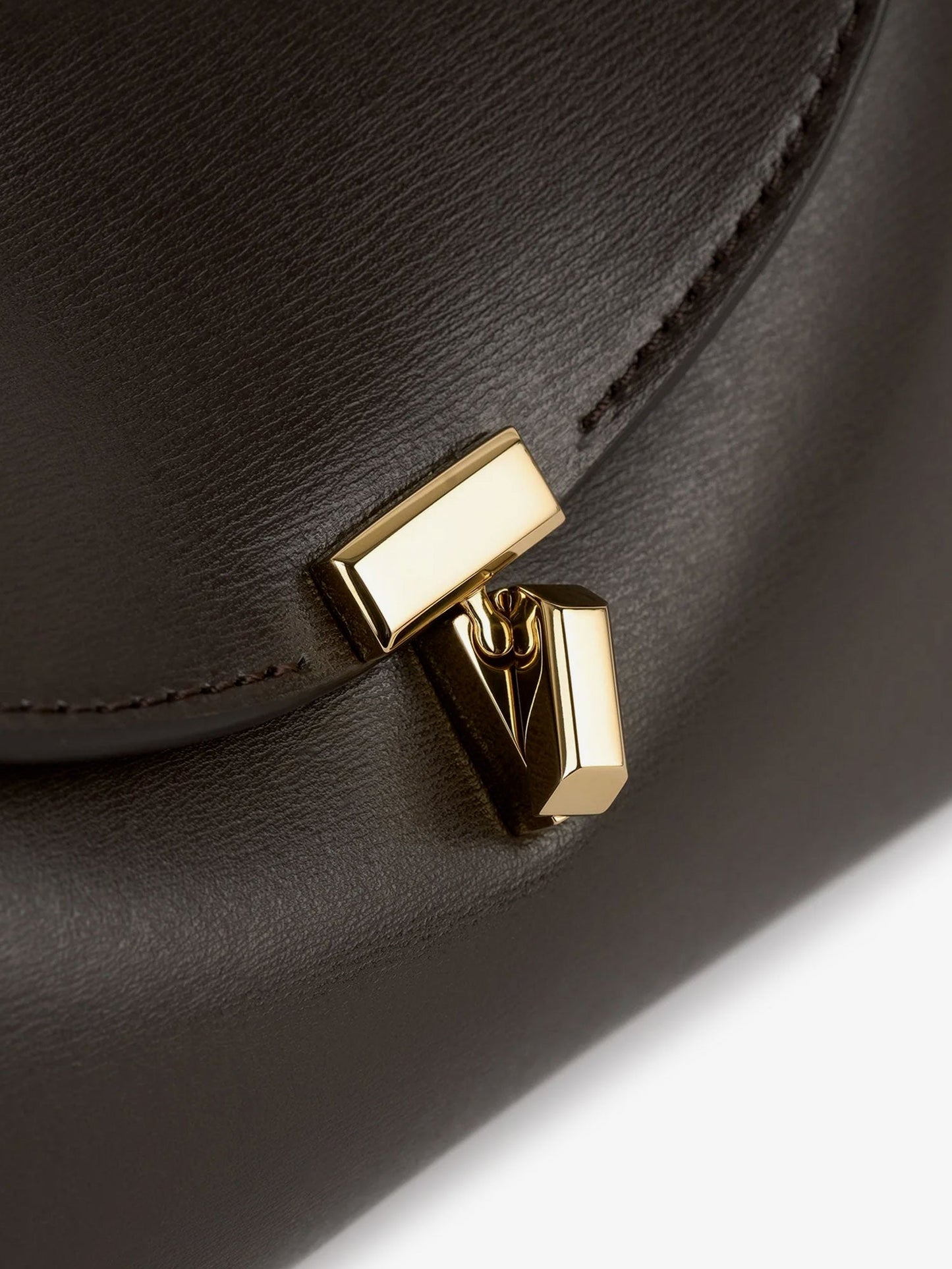 Toteme Women Mini T-Lock Leather Clutch TOTEME