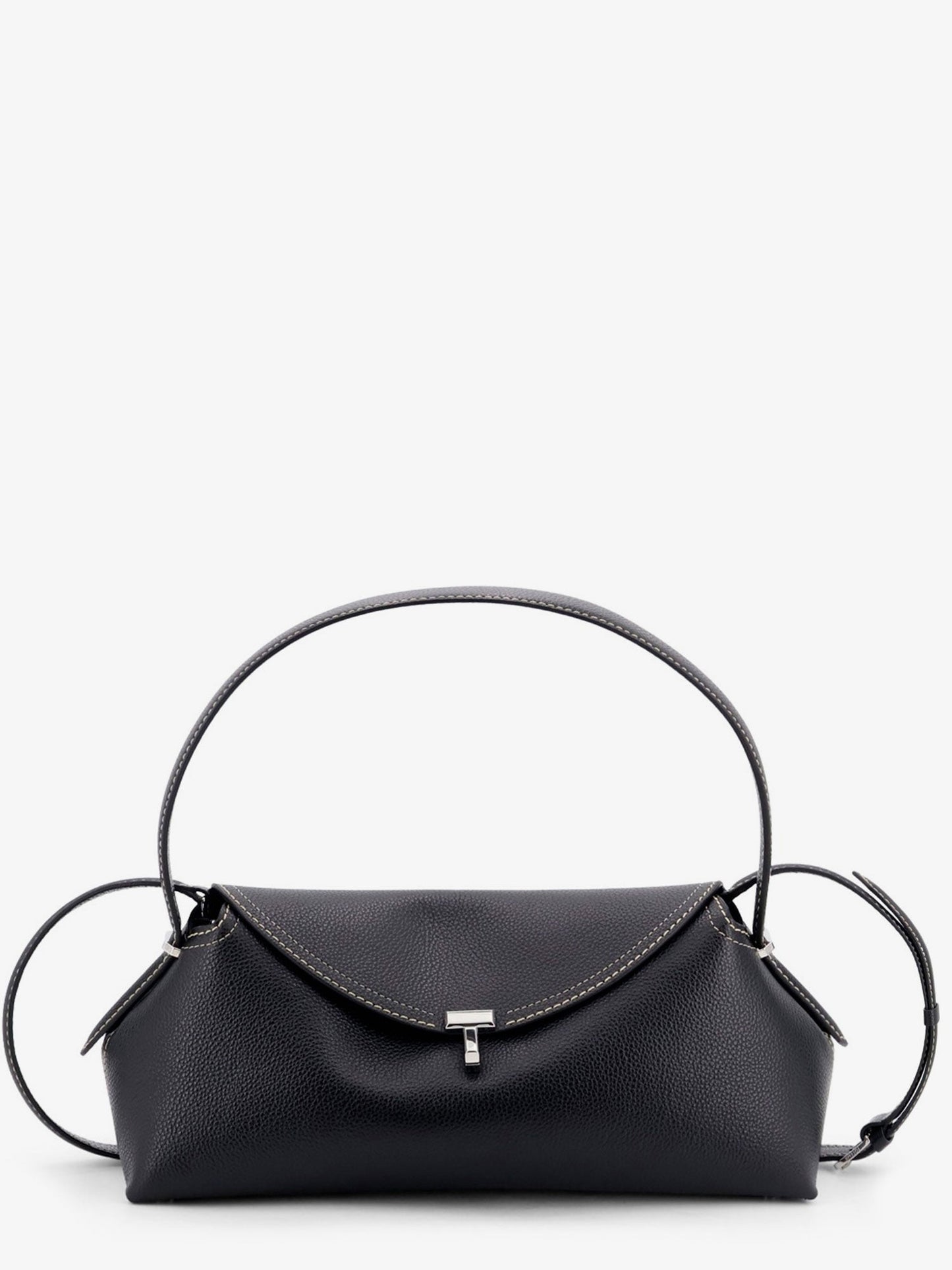 Toteme Women T-Lock Hammered Leather Shoulder Bag TOTEME