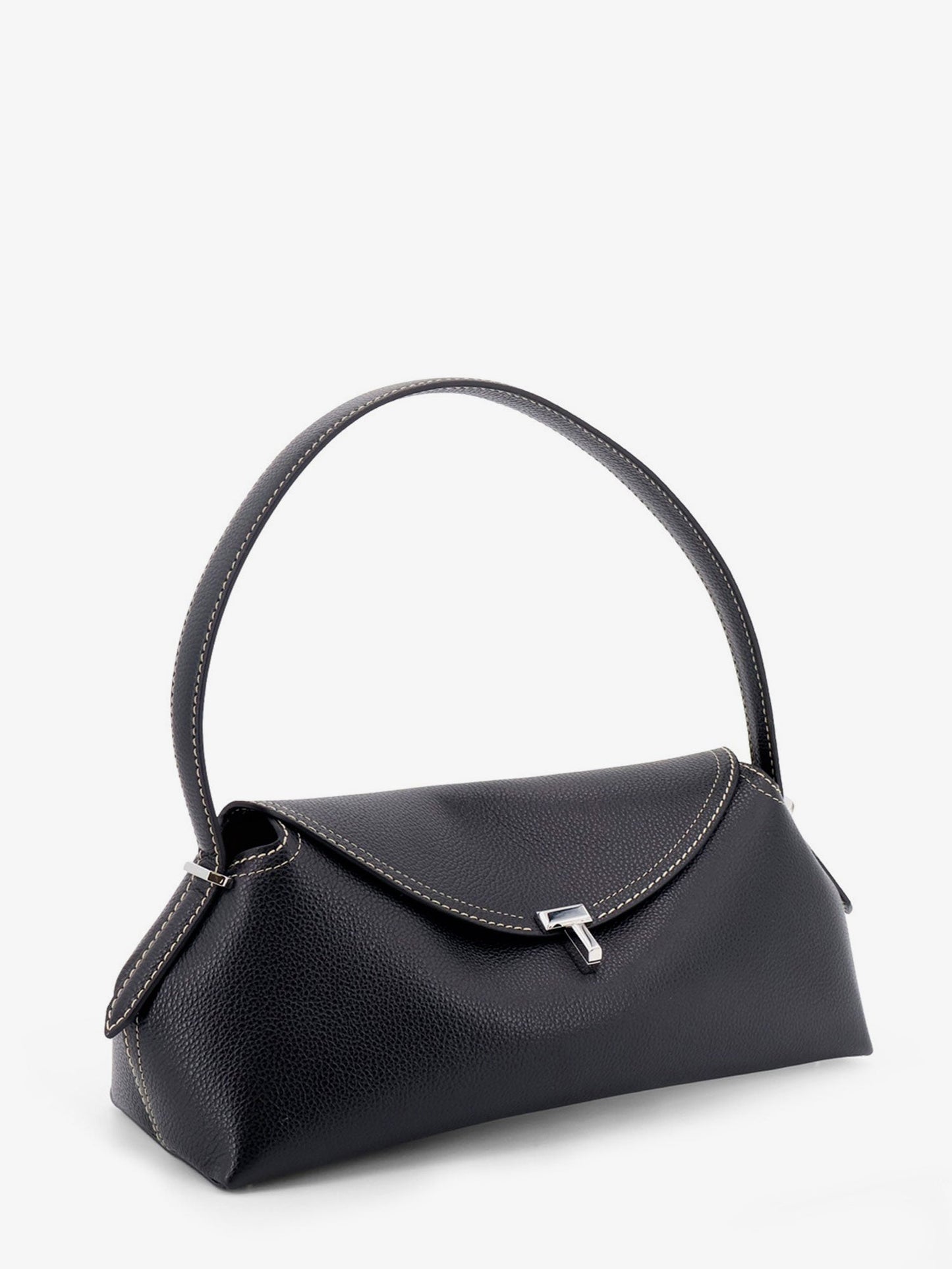 Toteme Women T-Lock Hammered Leather Shoulder Bag TOTEME