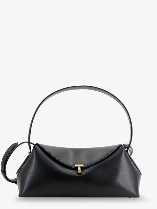 Toteme Women Hammered Leather T-Lock Shoulder Bag TOTEME