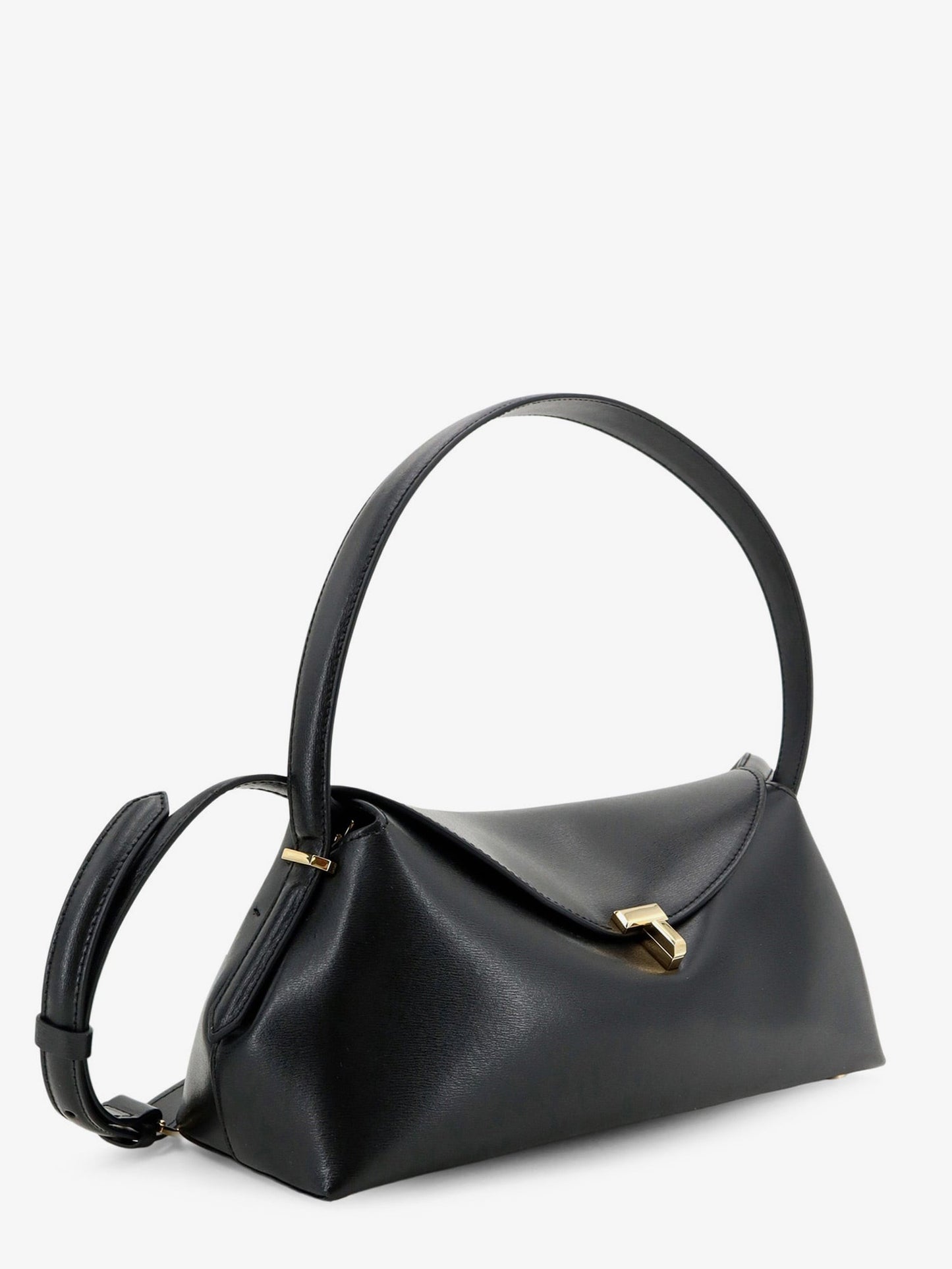 Toteme Women Hammered Leather T-Lock Shoulder Bag TOTEME