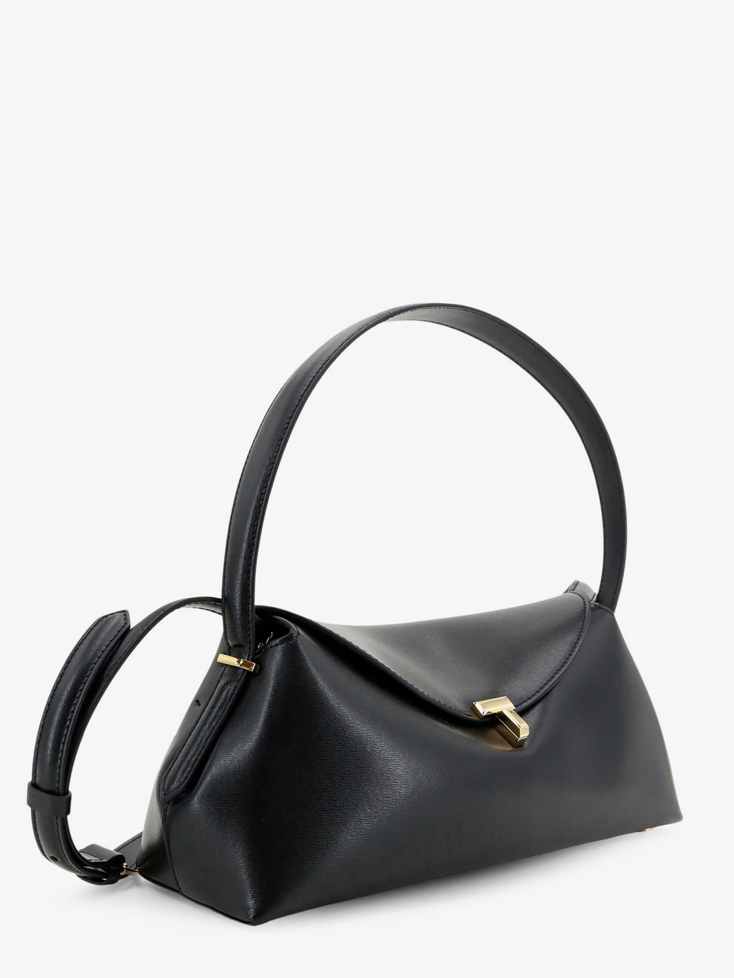 Toteme Women Hammered Leather T-Lock Shoulder Bag TOTEME