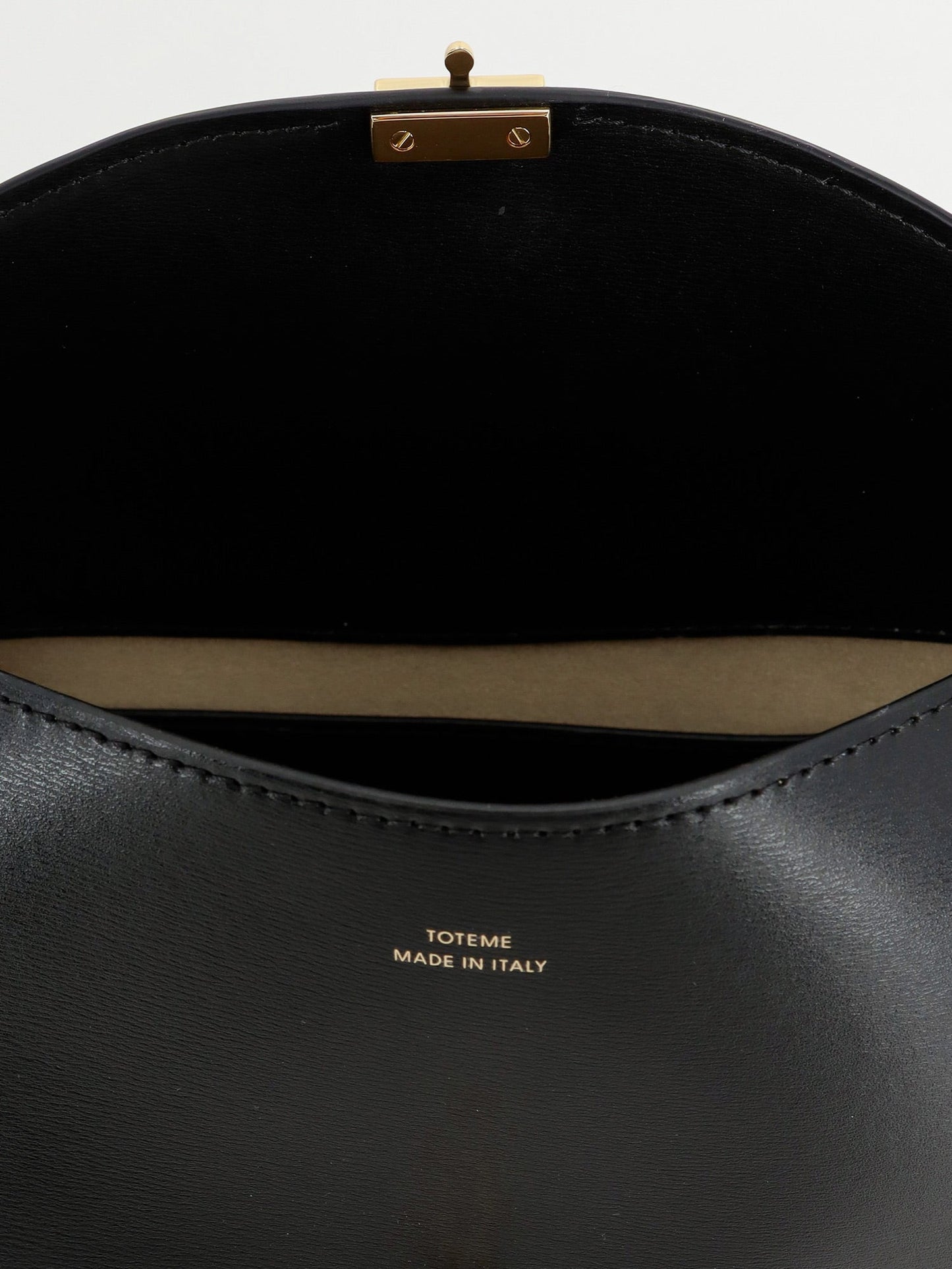 Toteme Women Hammered Leather T-Lock Shoulder Bag TOTEME