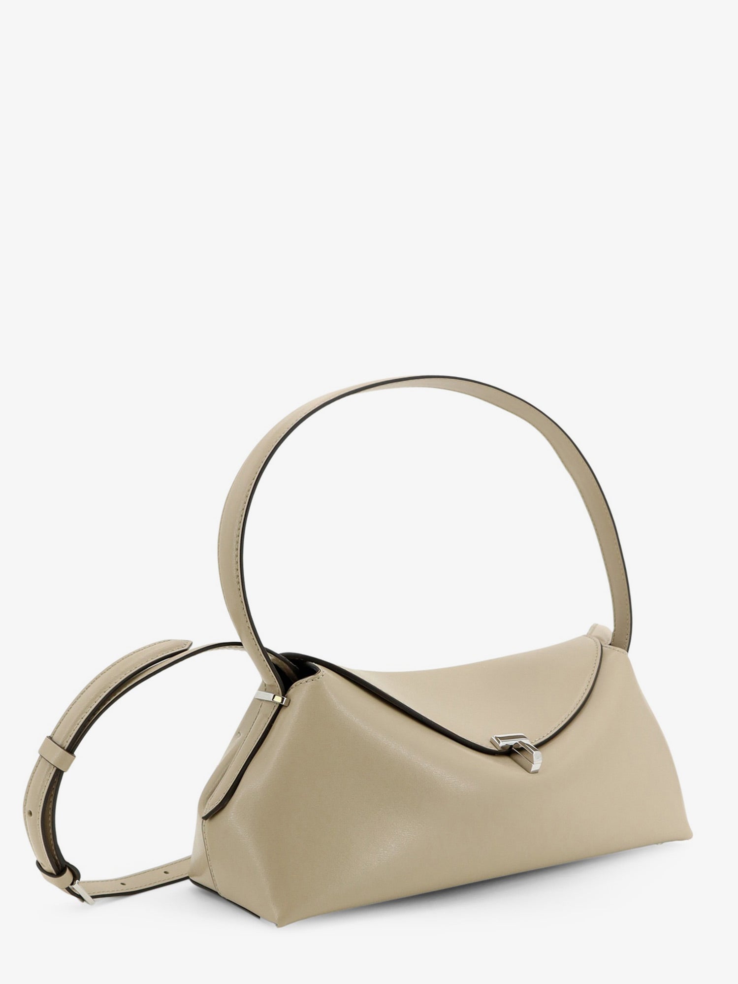 Toteme Women T-Lock Hammered Leather Crossbody Bag TOTEME