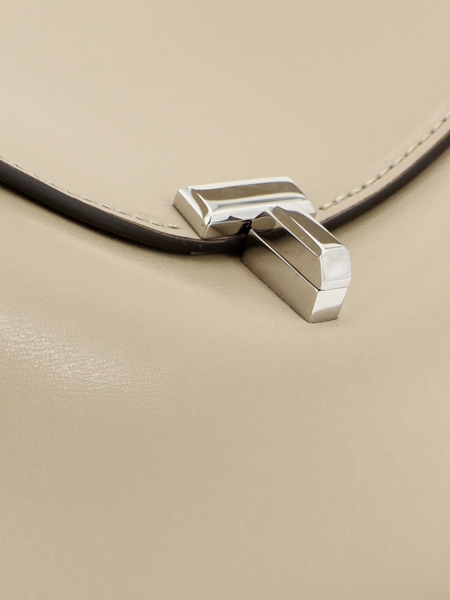 Toteme Women T-Lock Hammered Leather Crossbody Bag TOTEME