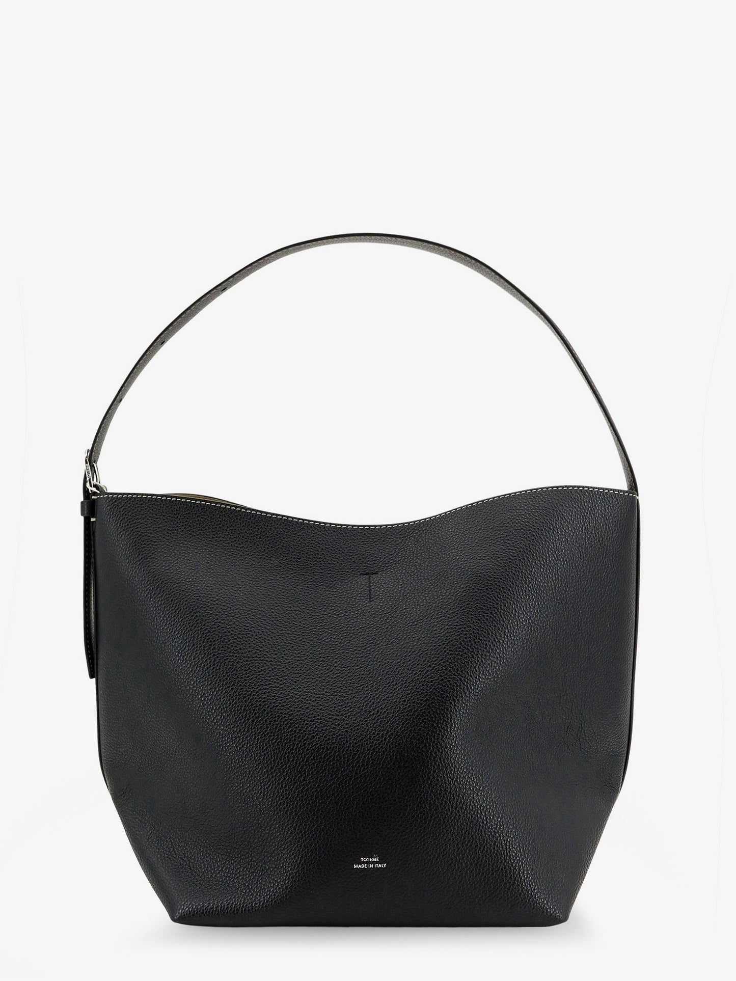 Toteme Women Medium Belted Hammered Leather Shouder Bag TOTEME