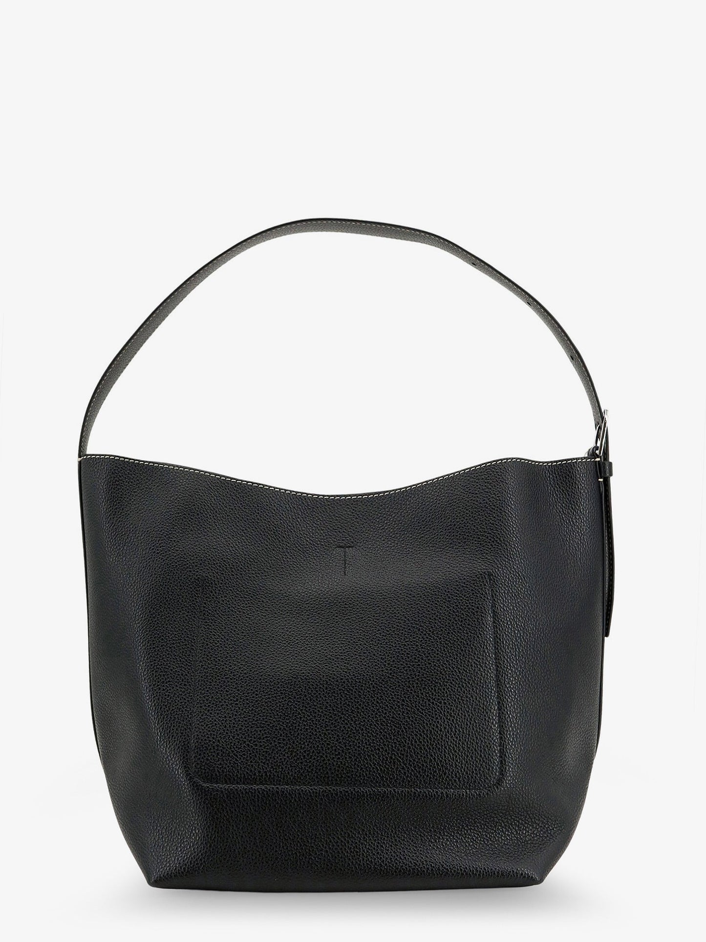 Toteme Women Medium Belted Hammered Leather Shouder Bag TOTEME