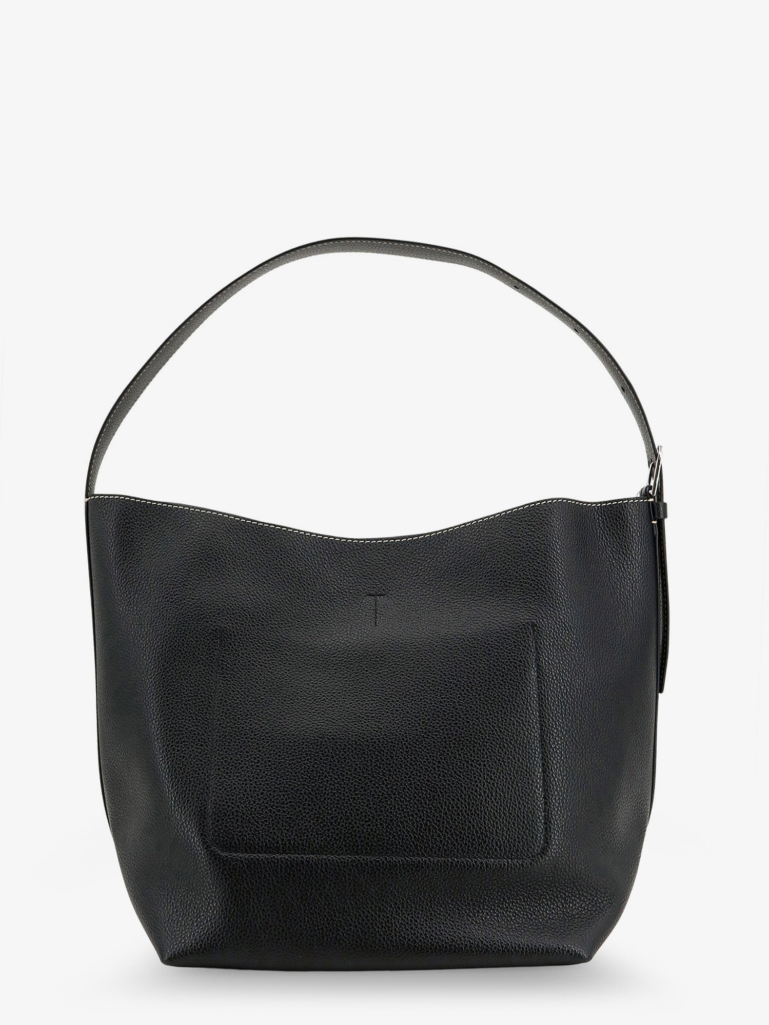Toteme Women Medium Belted Hammered Leather Shouder Bag TOTEME